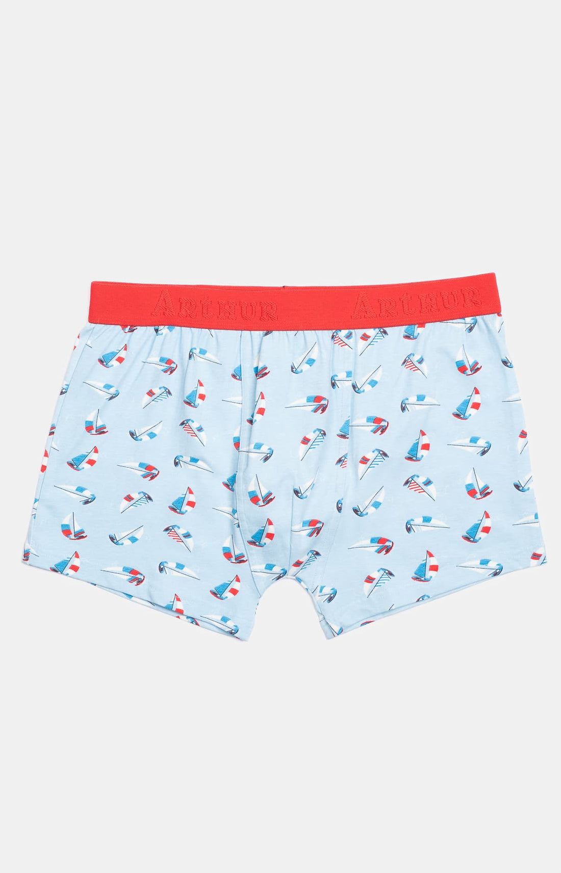 Boxer Homme Boat Bleu et Rouge 3