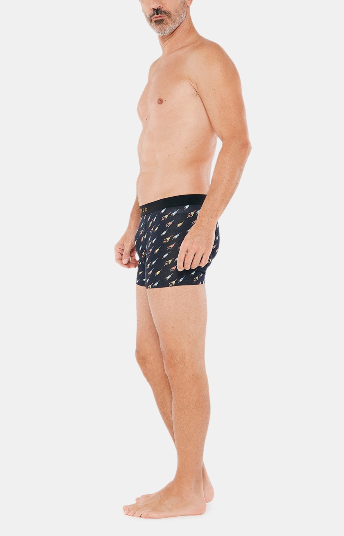 Boxer Homme Cycliste Noir 2