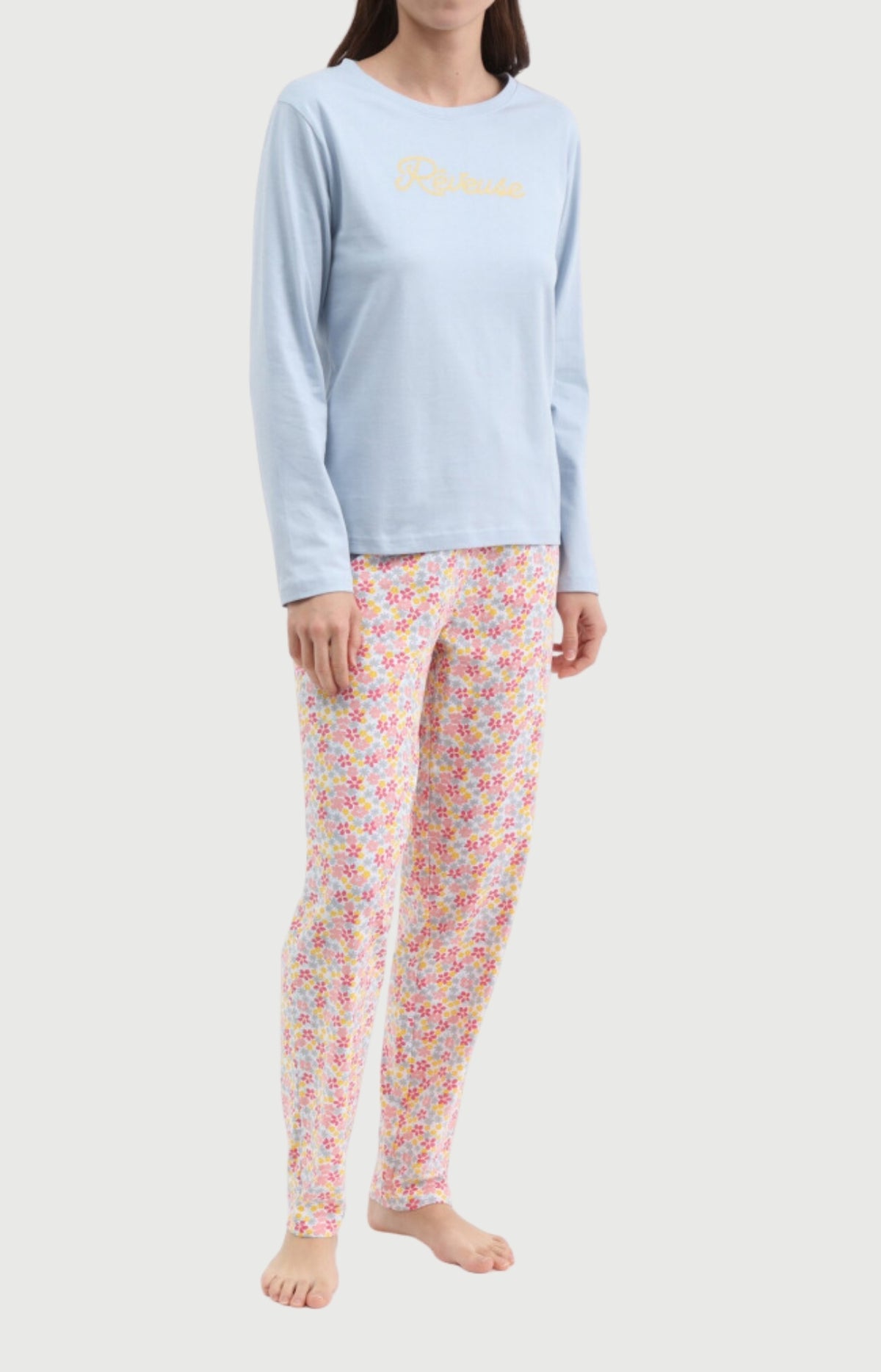 Pyjama Femme Rêveuse en jersey de coton 1