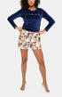 Short Femme Teddy Beige et Marron 1