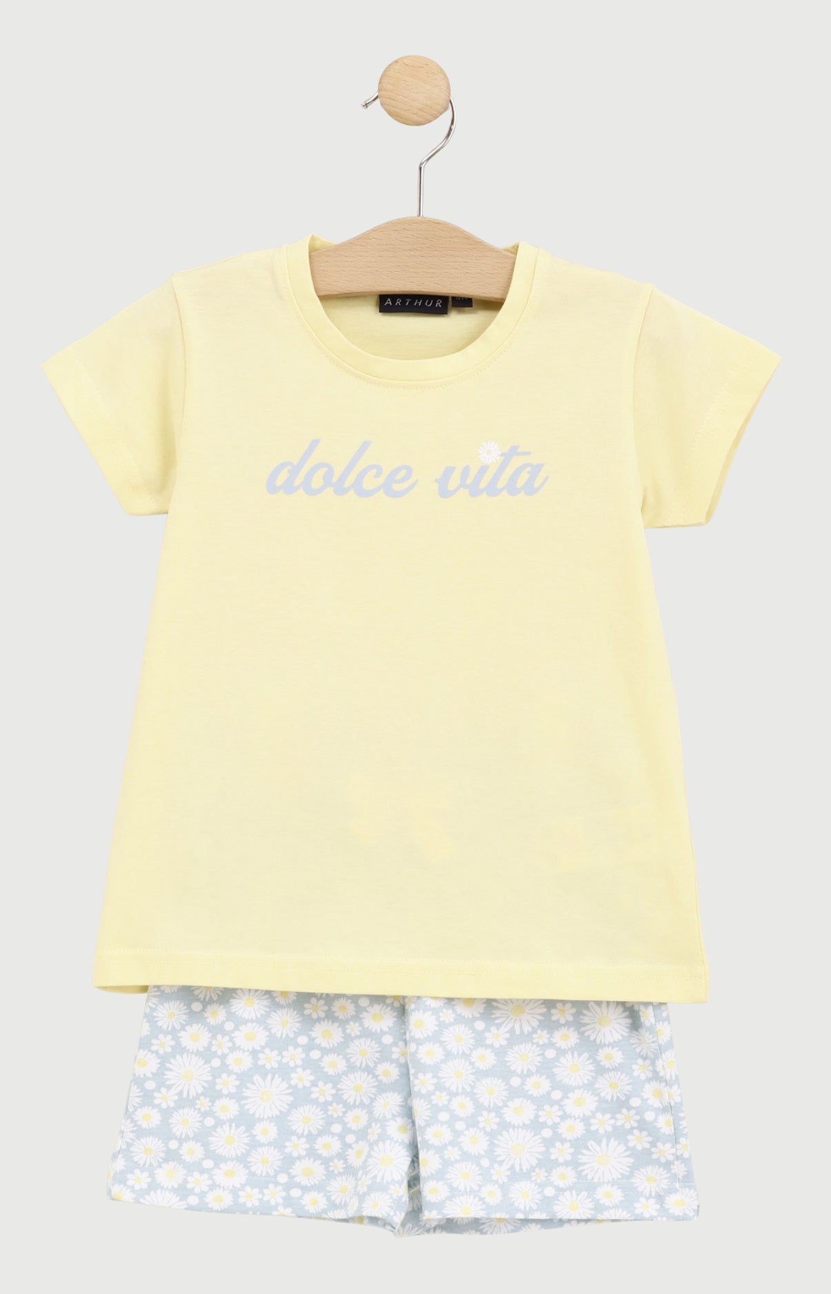 Pyjashort Enfant Dolce vita en jersey de coton léger 1
