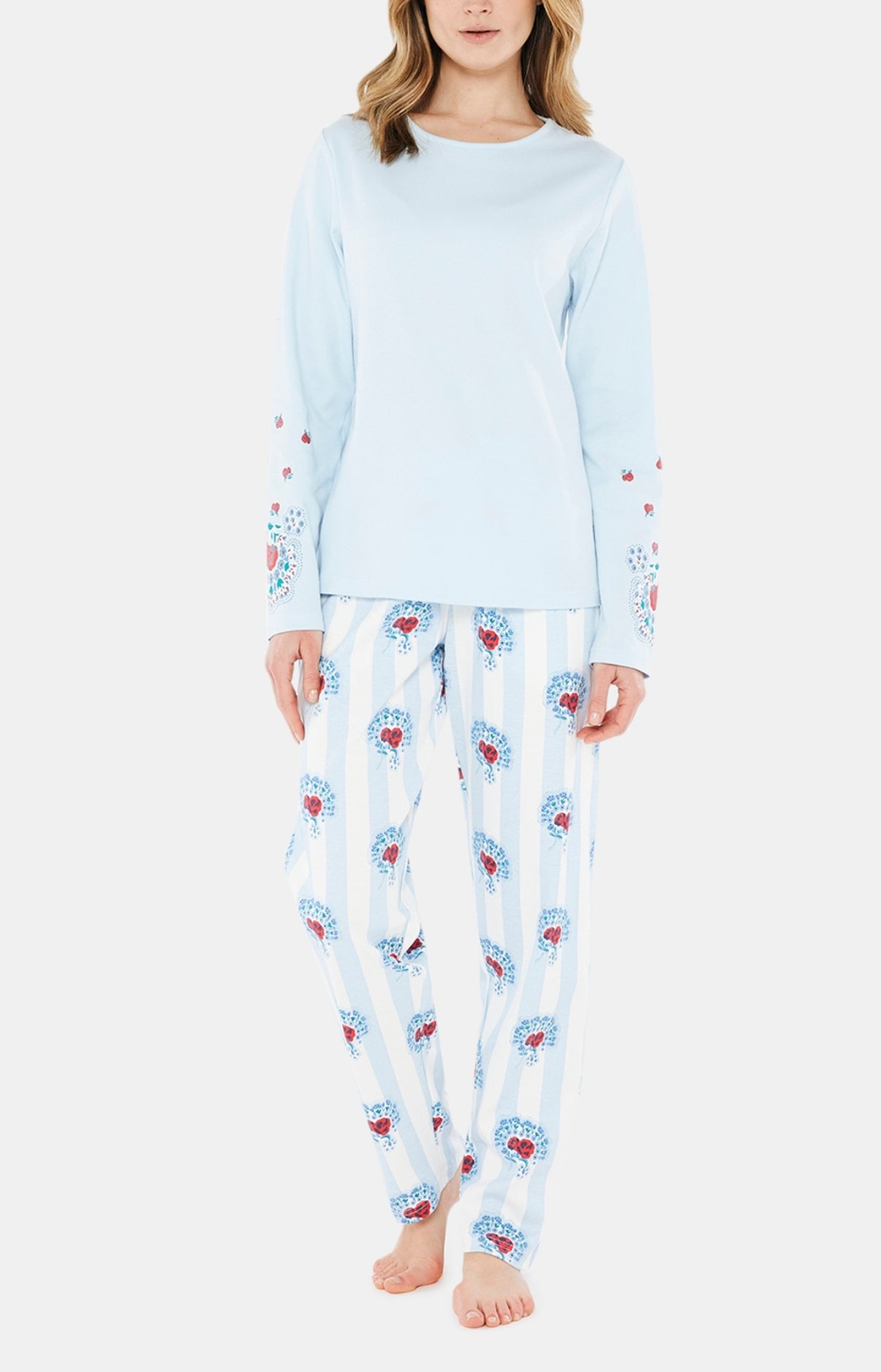 Pyjama long Femme Suzanne Bleu 1