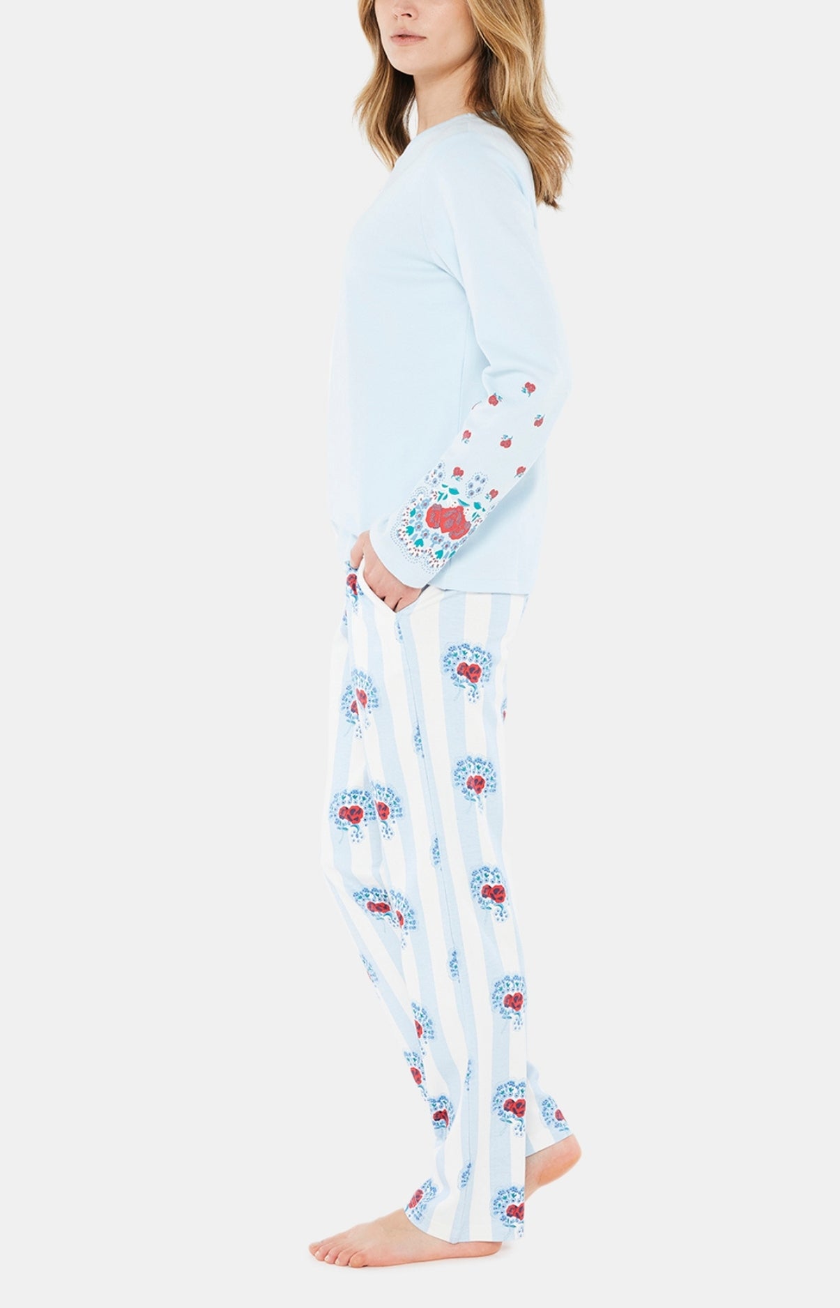 Pyjama long Femme Suzanne Bleu 2