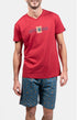 Pyjashort Homme Cadre Rouge et Bleu 1
