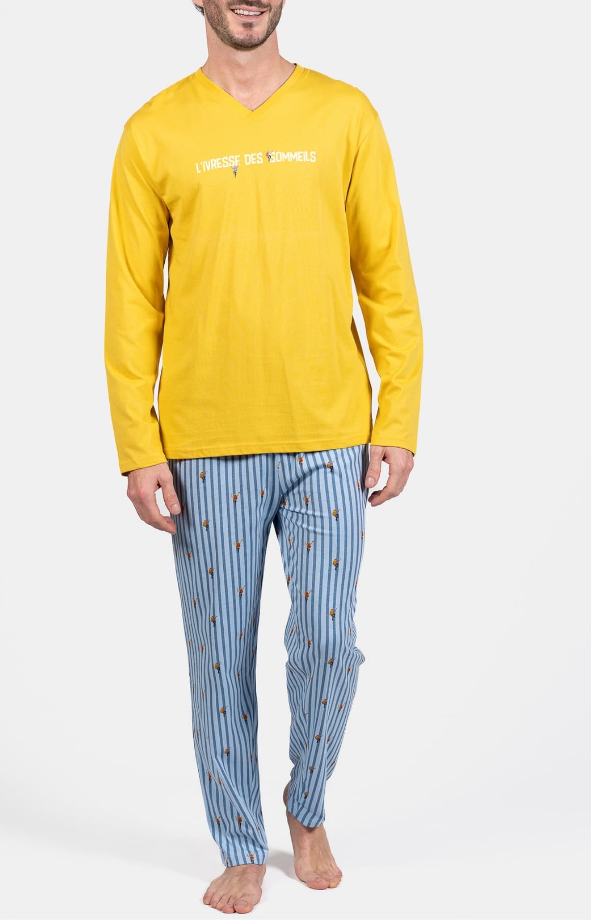 Pyjama Homme ivresse des sommeils Bleu 1