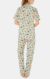 Pyjama long boutonné Femme Vahiné Multicolore 4