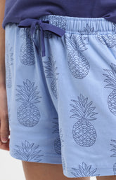 Pyjama Femme Pineapple Imprimé ananas bleus 3