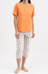Pyjama Femme Reine de la nuit Imprimé illustrations égyptiennes 1