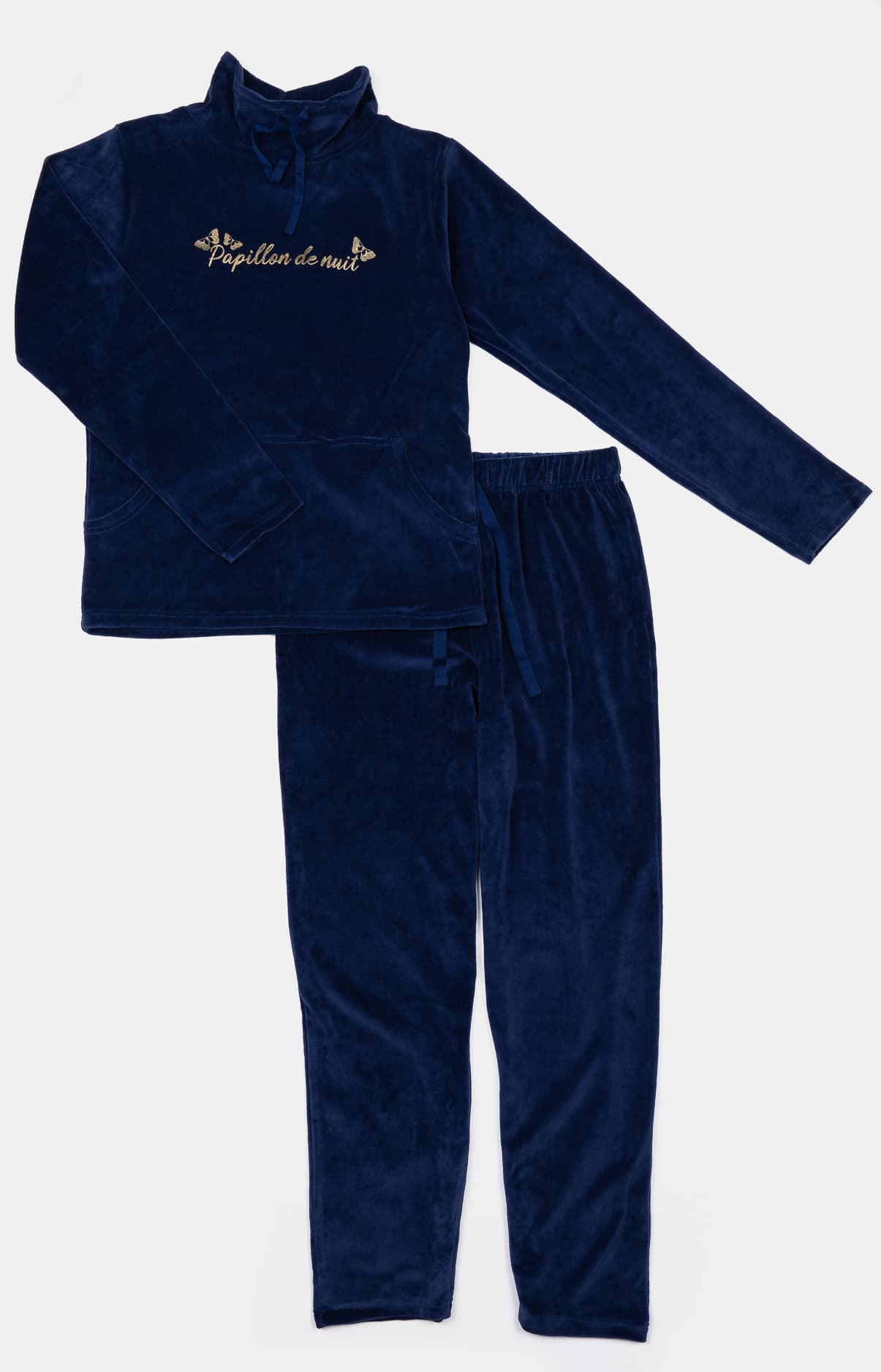 Pyjama Femme papillon de nuit Marine 4