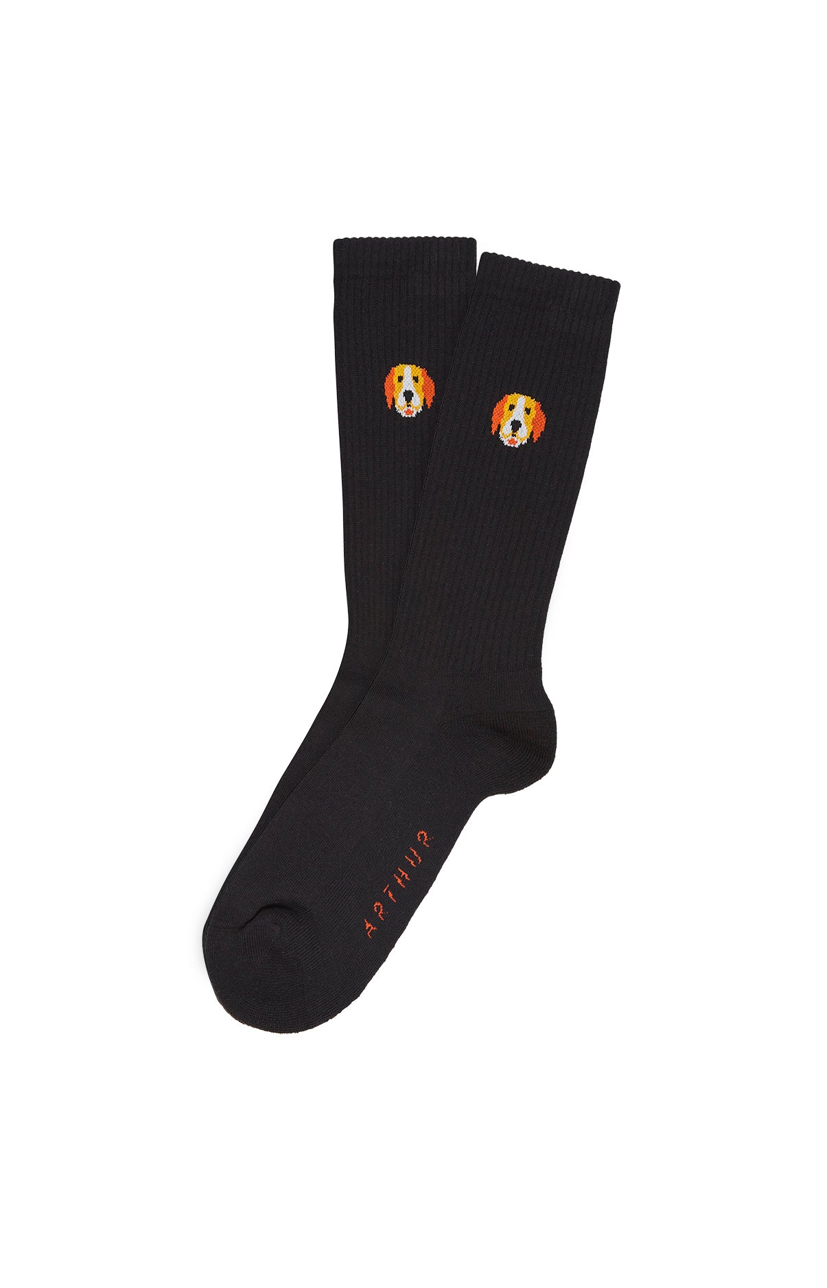 Chaussettes Homme de tennis Beagle Noir 1