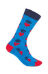 Chaussettes Femme Bisous Bleu 1