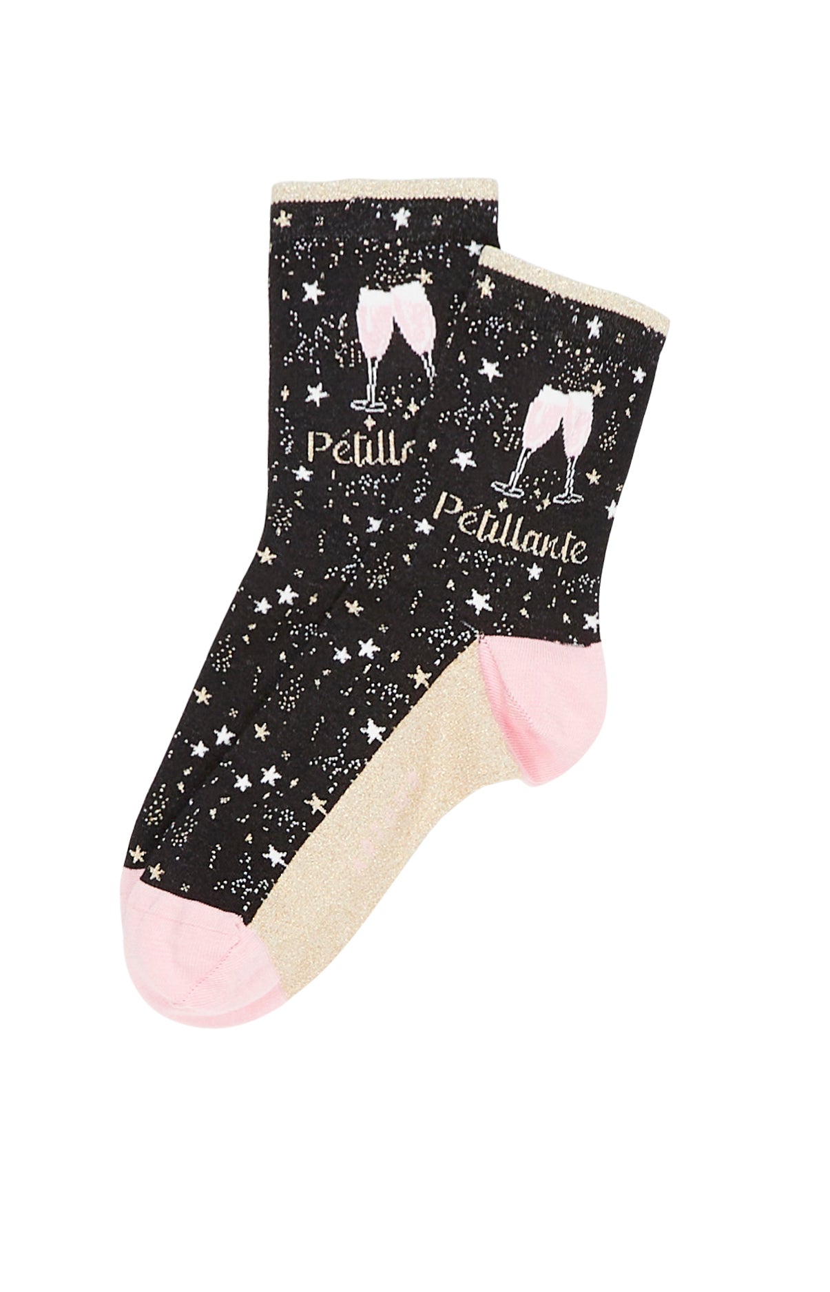 Chaussettes Femme Pétillante Noir 1