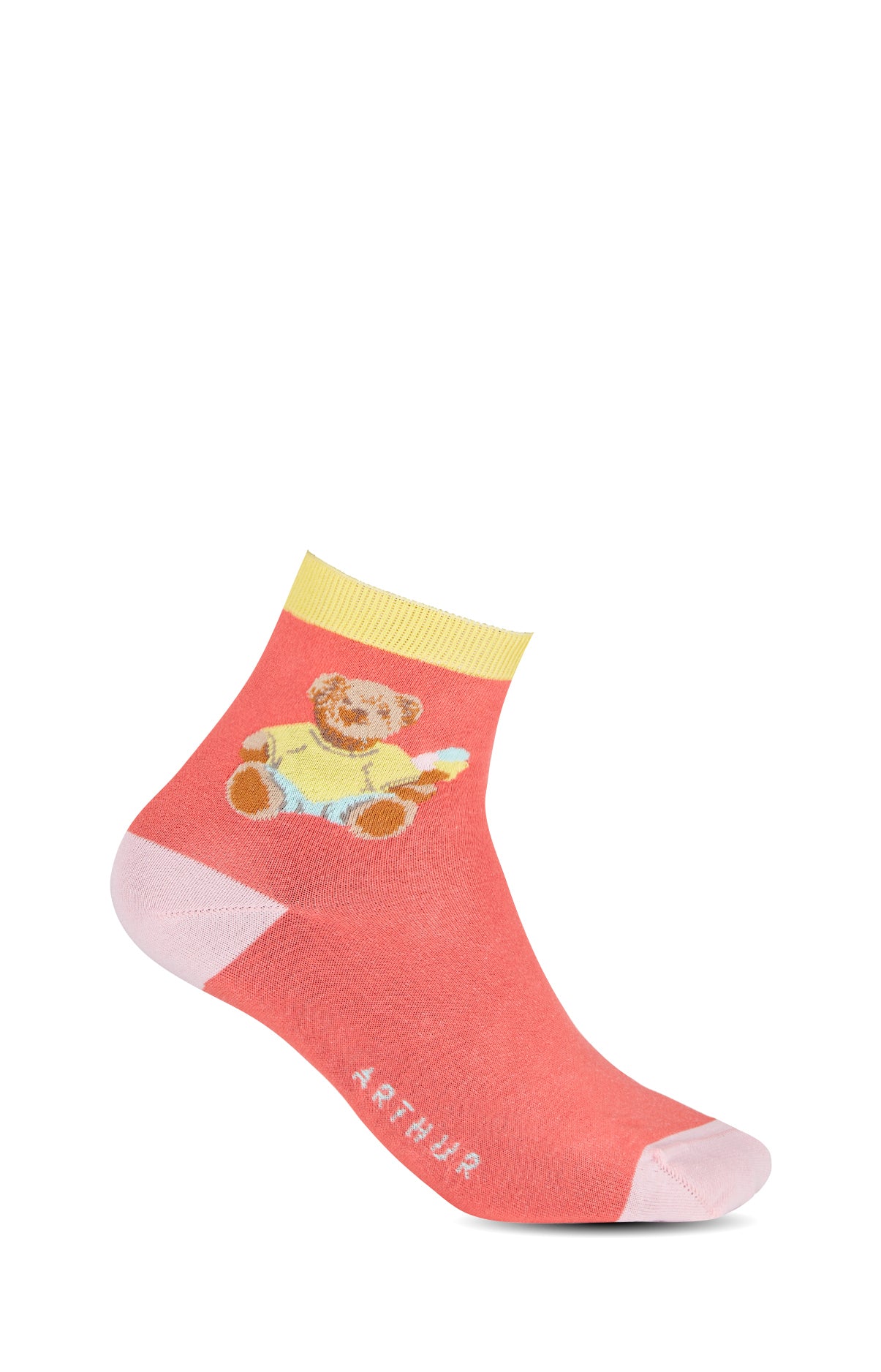 Chaussettes Femme Teddy Rose 1