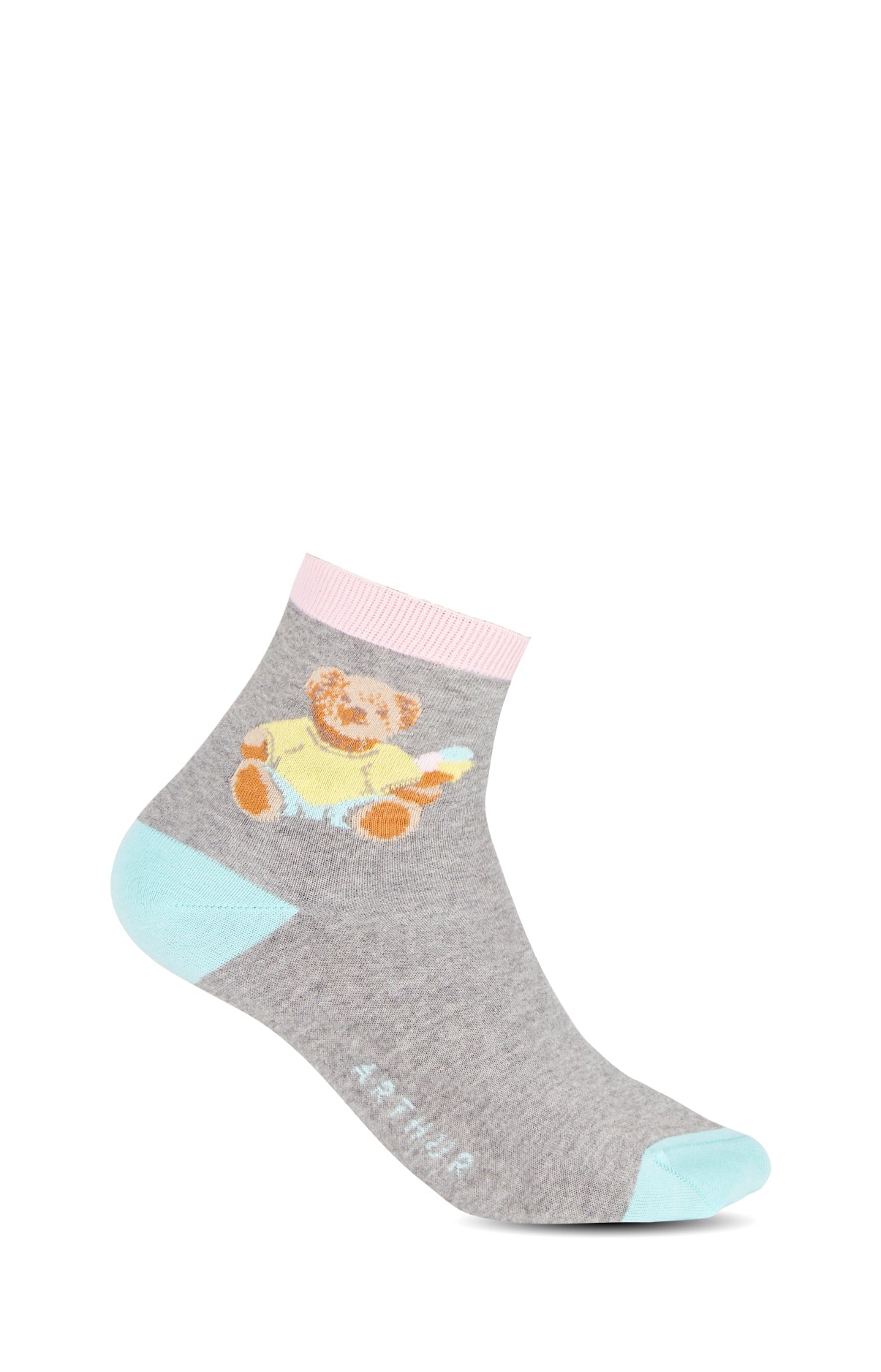 Chaussettes Femme Teddy Rose 2
