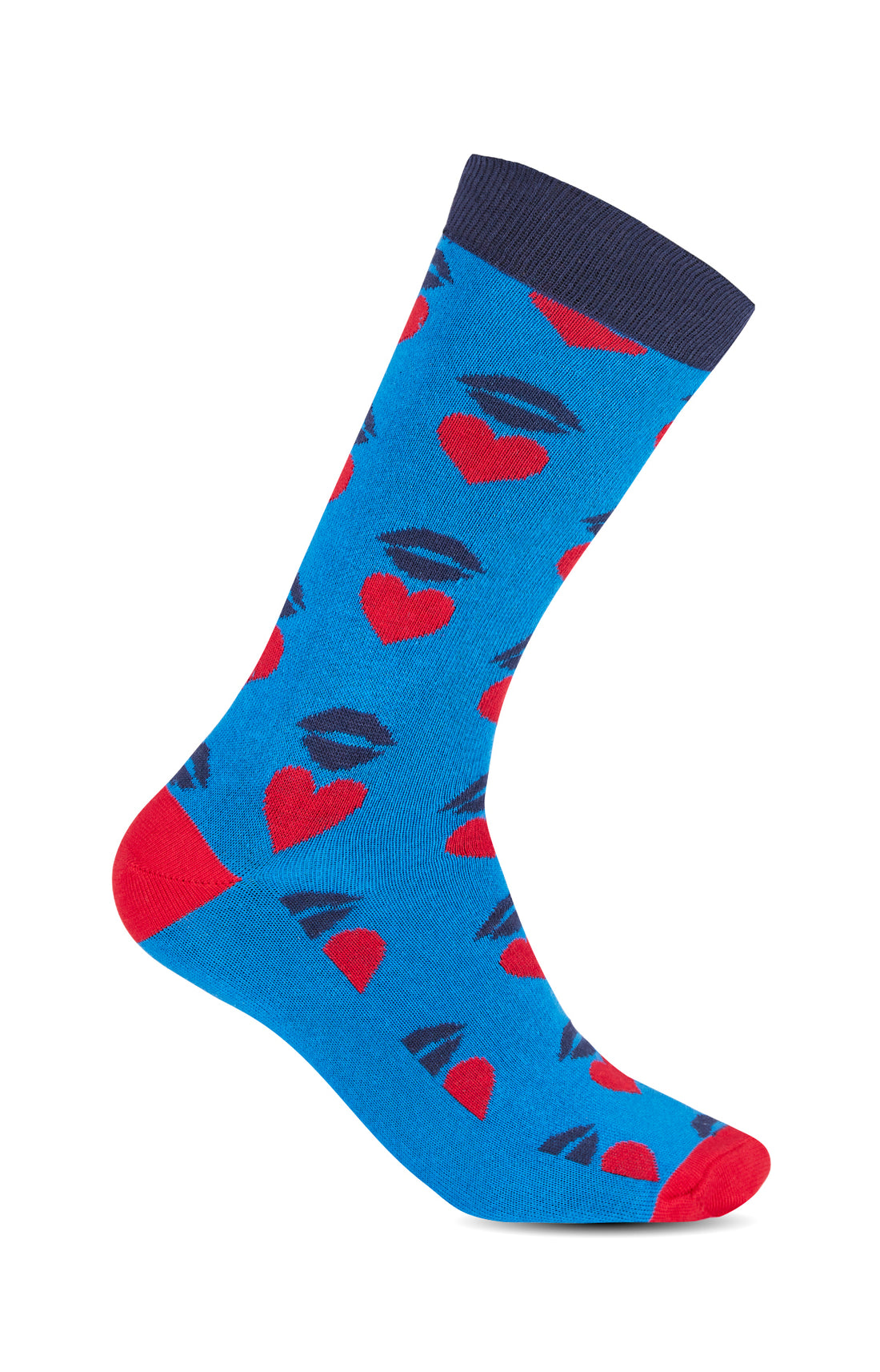 Chaussettes Femme Bisous Gris 3