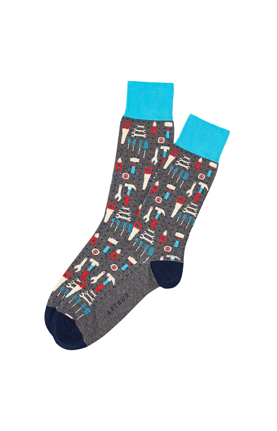 Chaussettes Homme Bricolage Gris 2