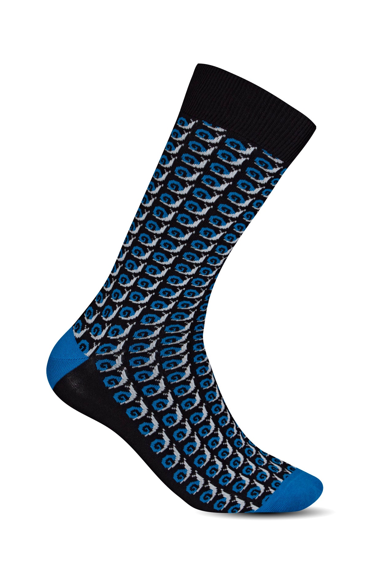 Chaussettes Homme Escargot Bleu 1