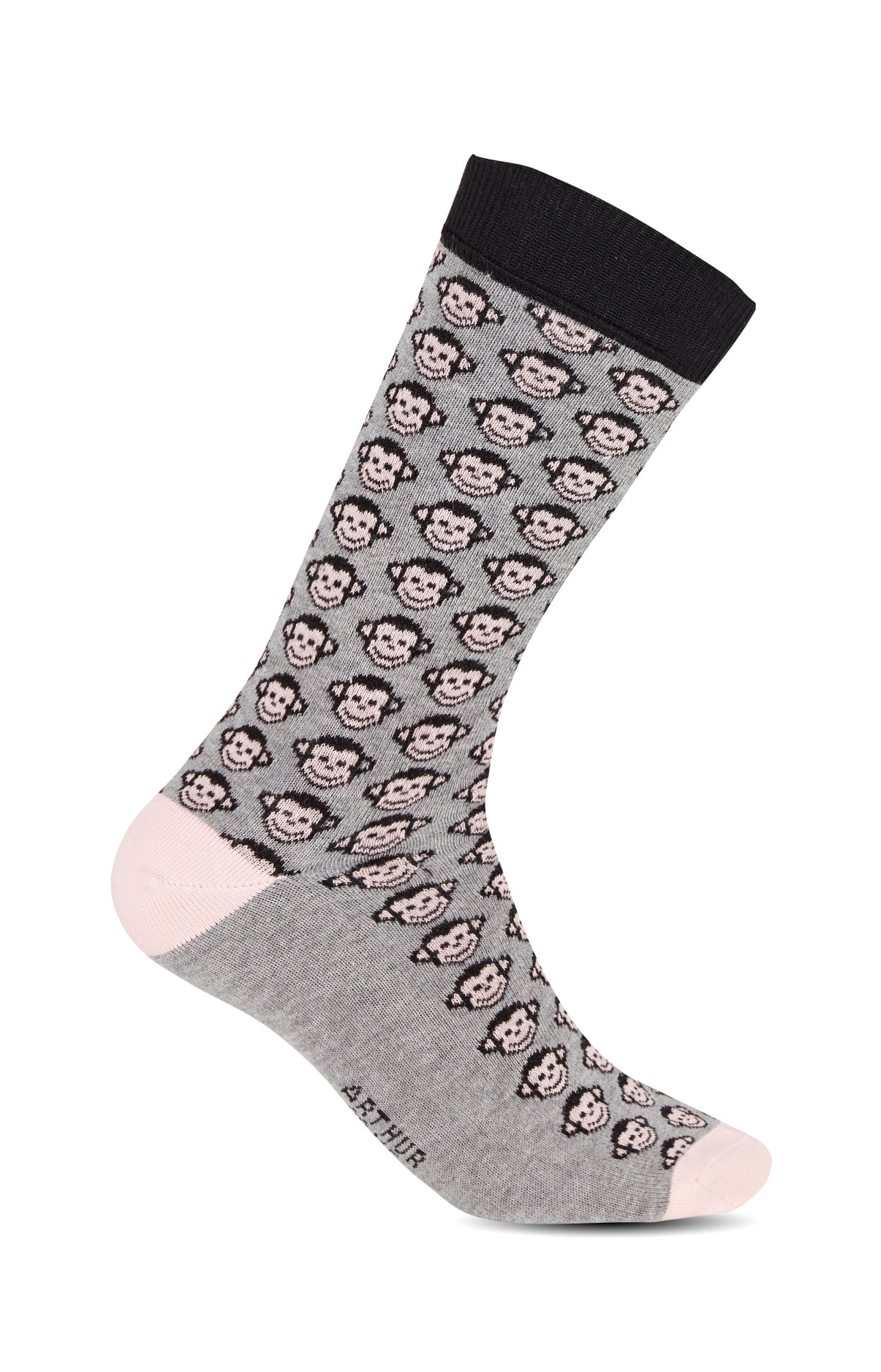Chaussettes Femme Monkey Gris 1