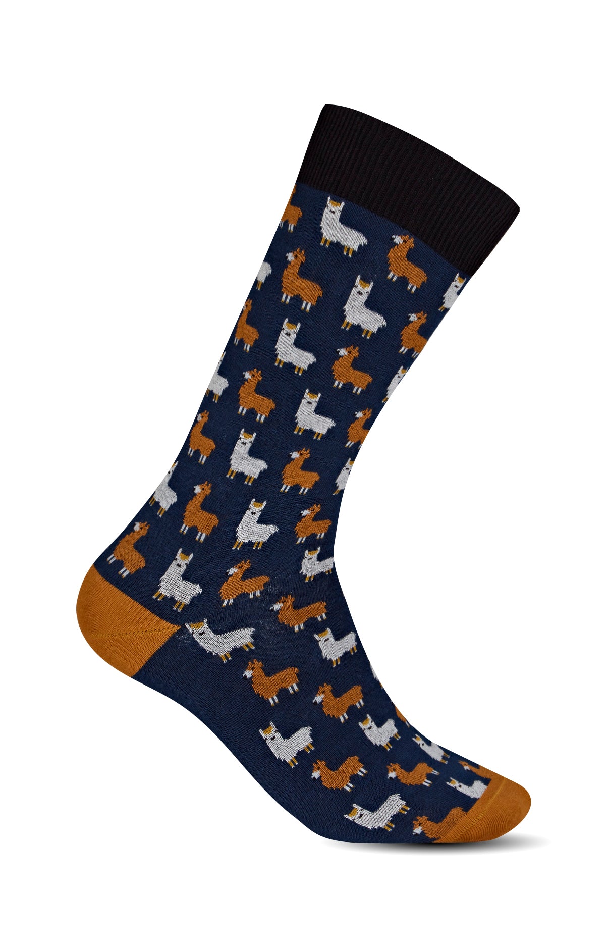 Chaussettes Homme Lama Marine 1