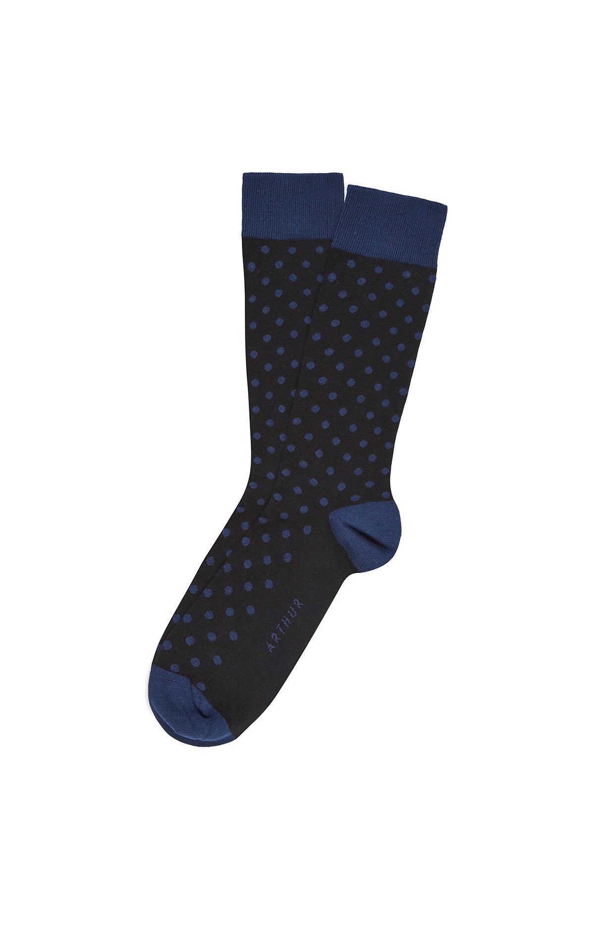 Chaussettes Homme Pois Bleu 2