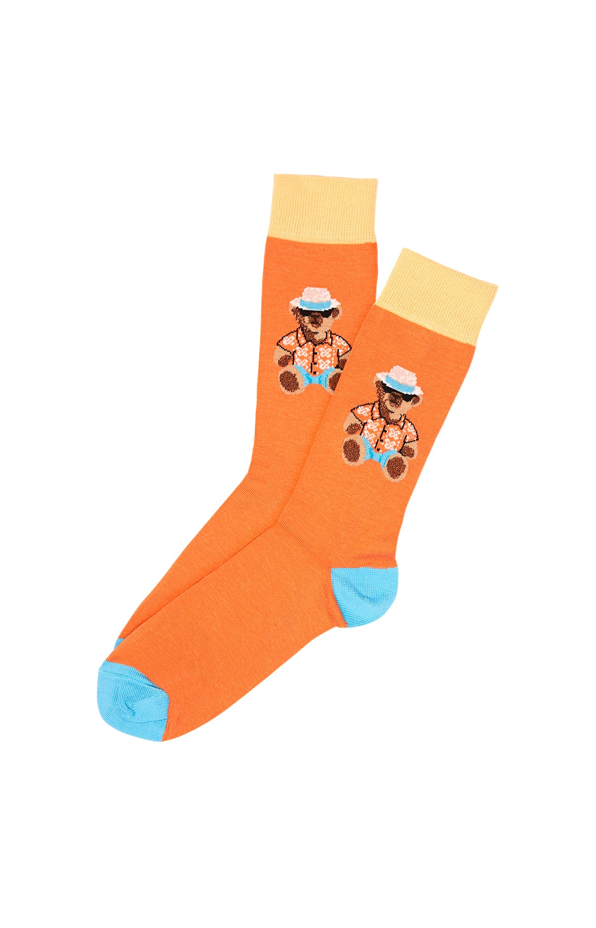 Chaussettes Homme Teddy Jaune 5