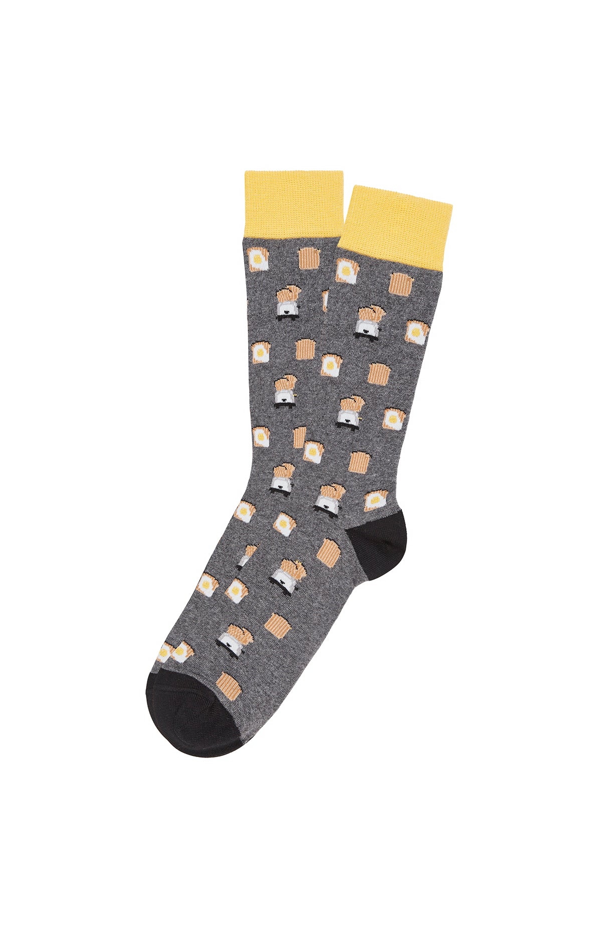 Chaussettes Homme Toast Gris 1