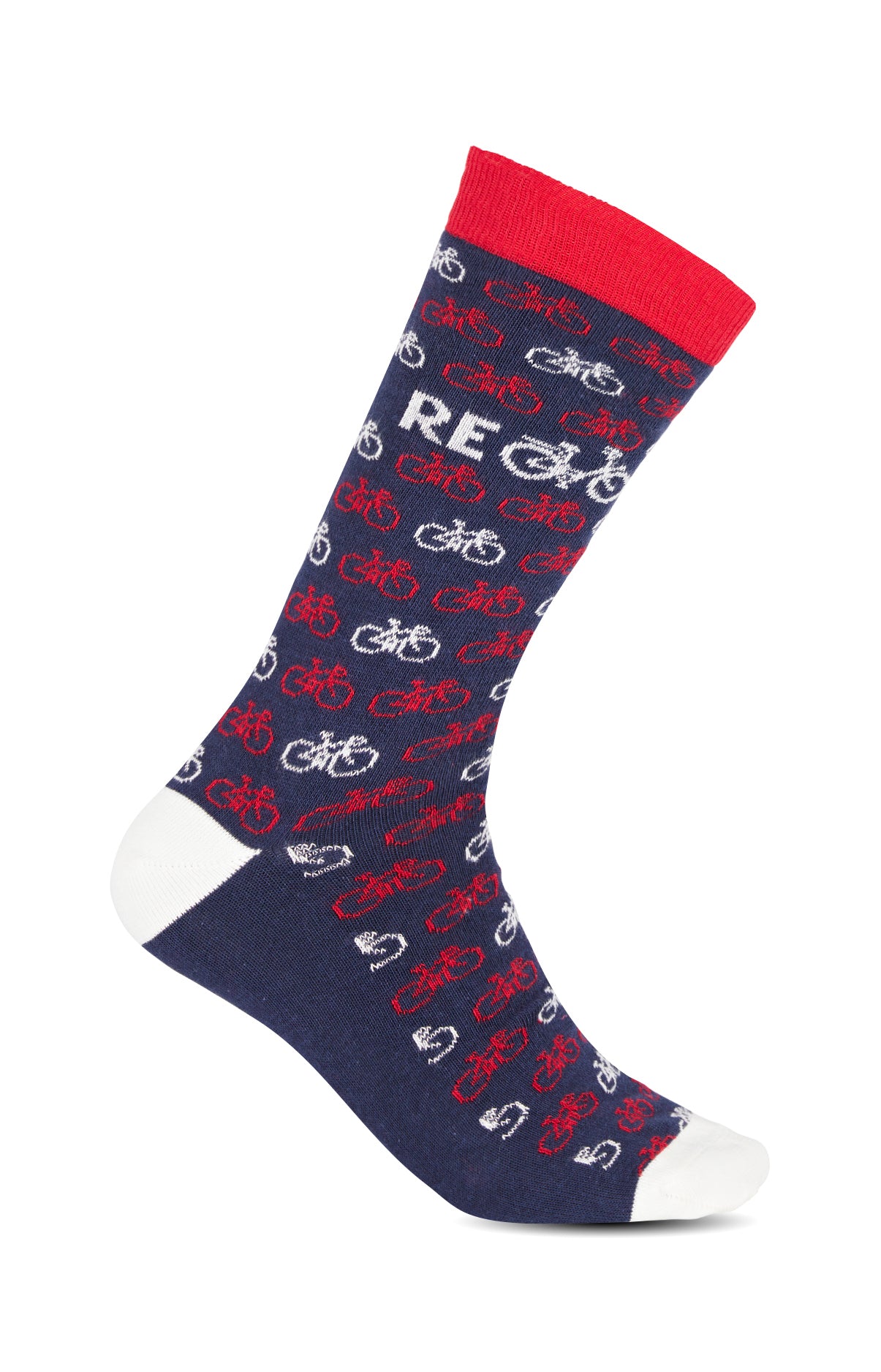 Chaussettes Femme Vélo Marine 1