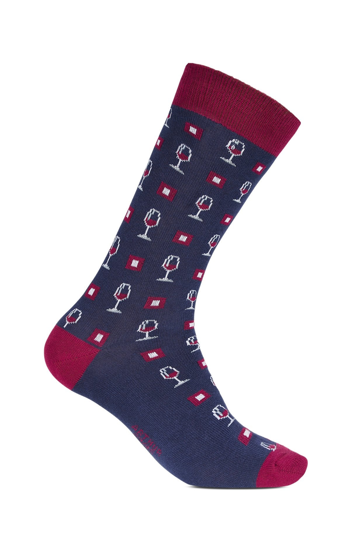Chaussettes Homme Vin Marine 1
