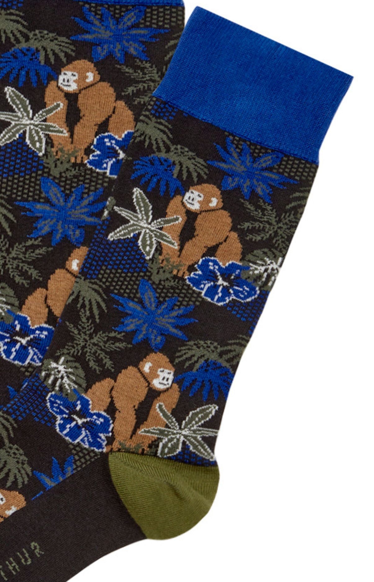 Chaussettes Homme Jungle Noir 2