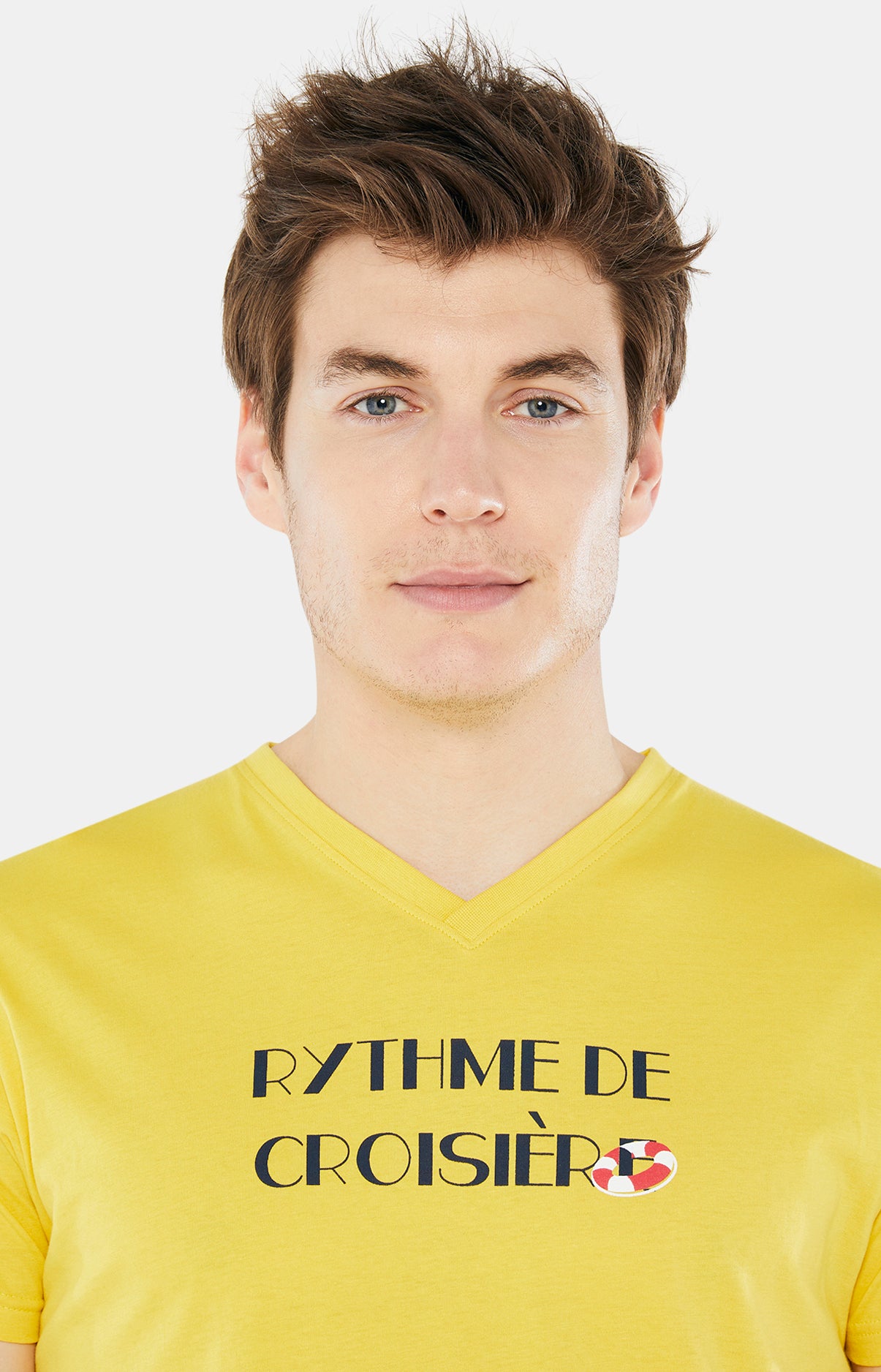 Pyjashort Homme Rythme de Croisière Marine 4