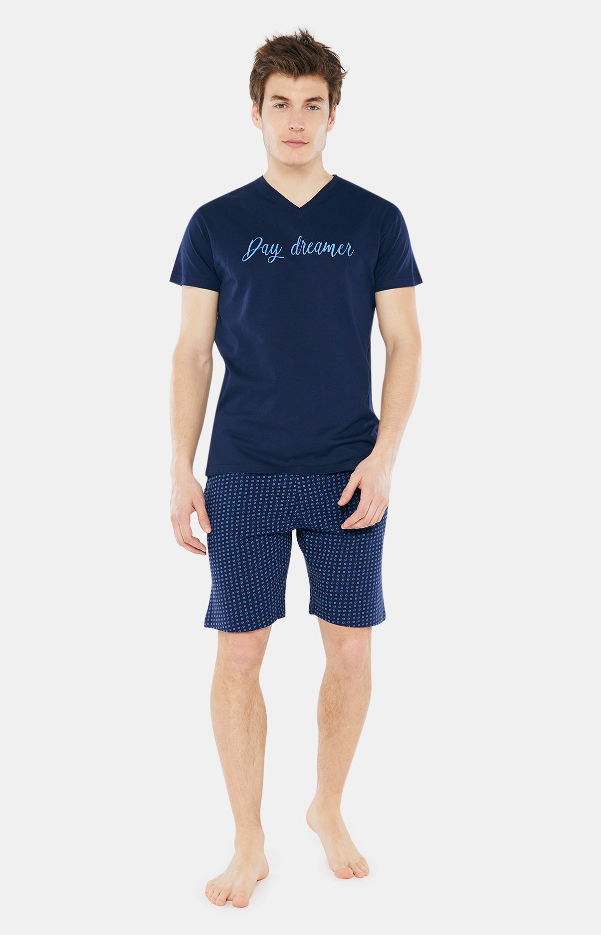 Pyjashort Homme Day Dreamer Marine 4