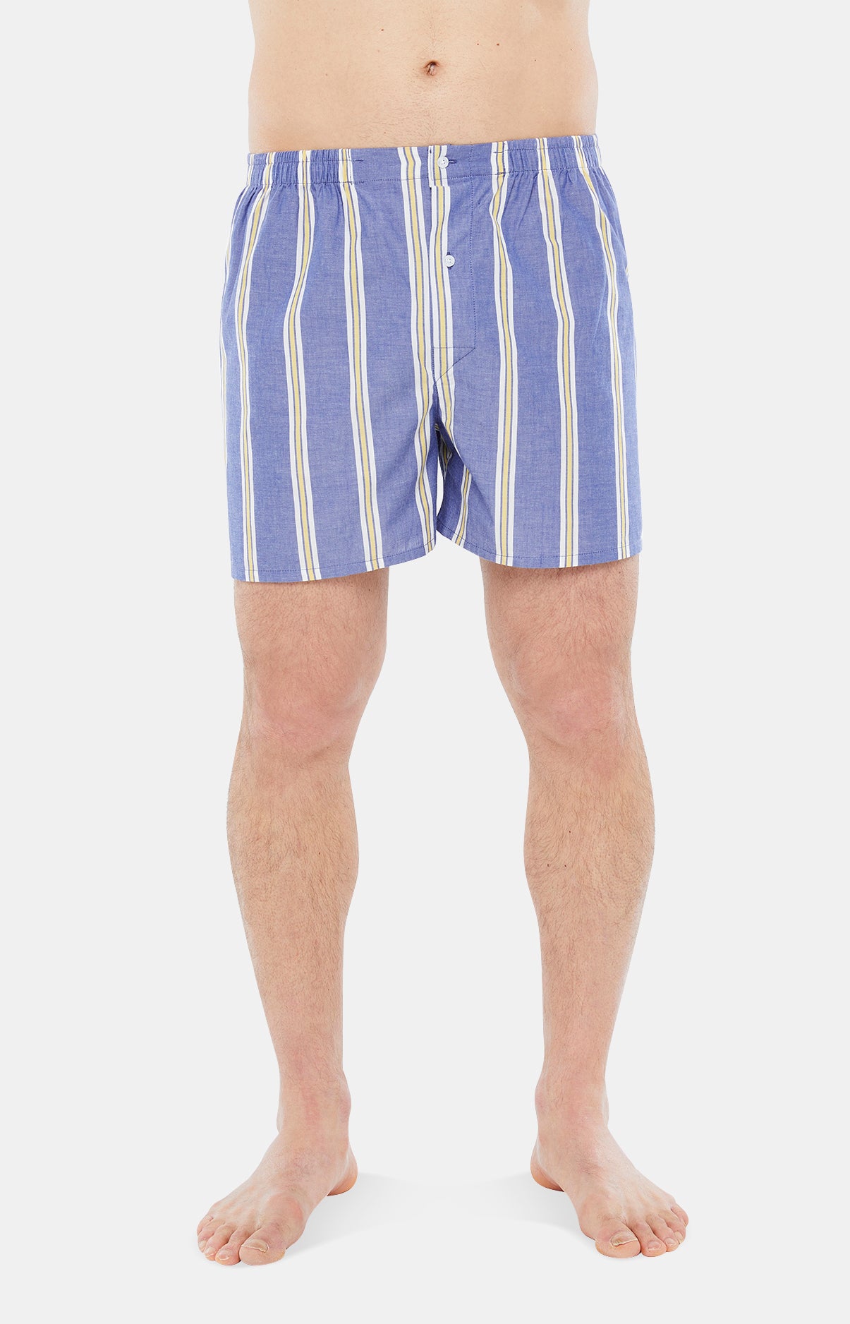 Pyjama court Pyjaméricain Homme Rythme de Croisière Bleu 3