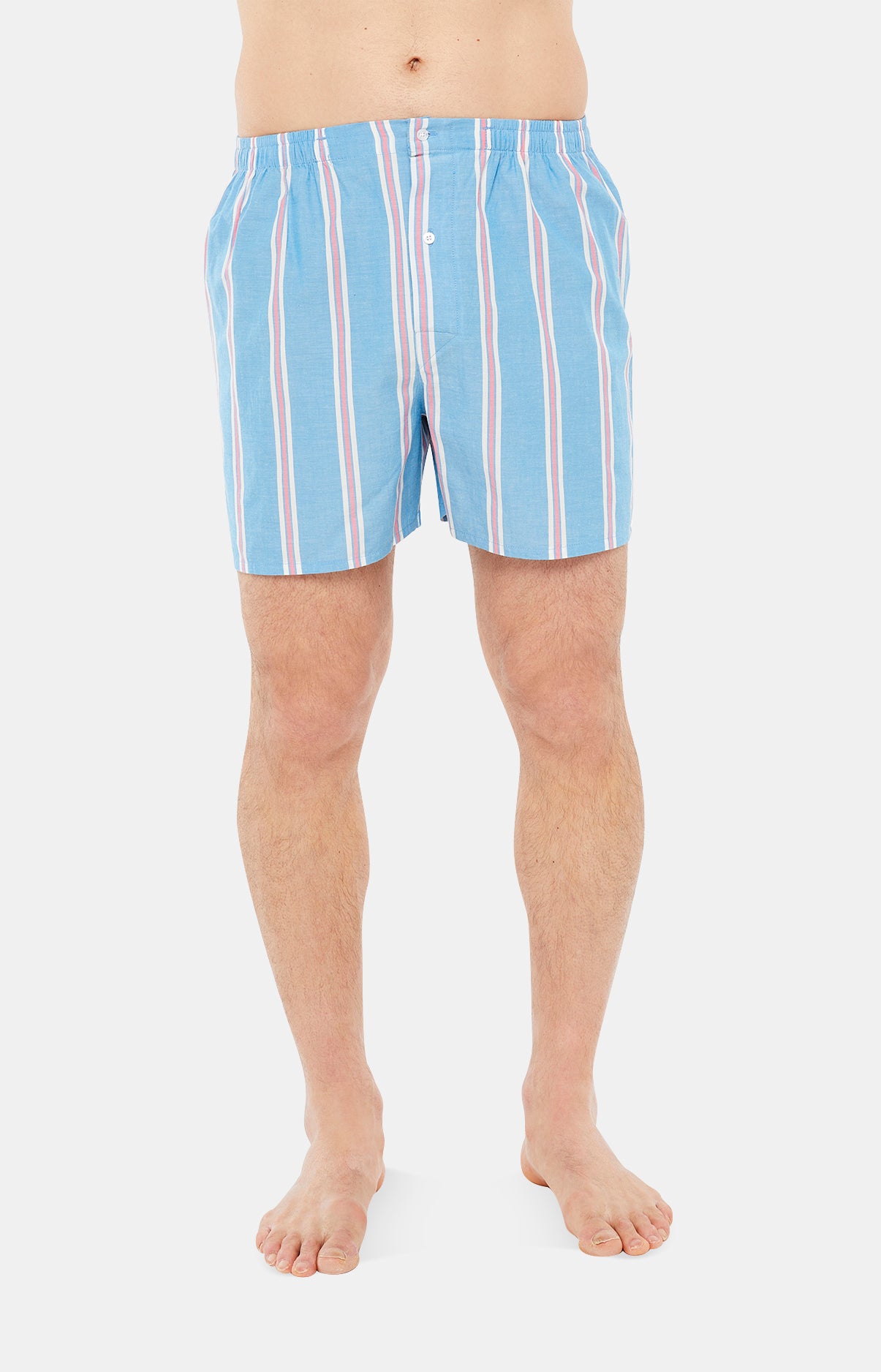 Pyjama court Pyjaméricain Homme Siesteur Rouge 3