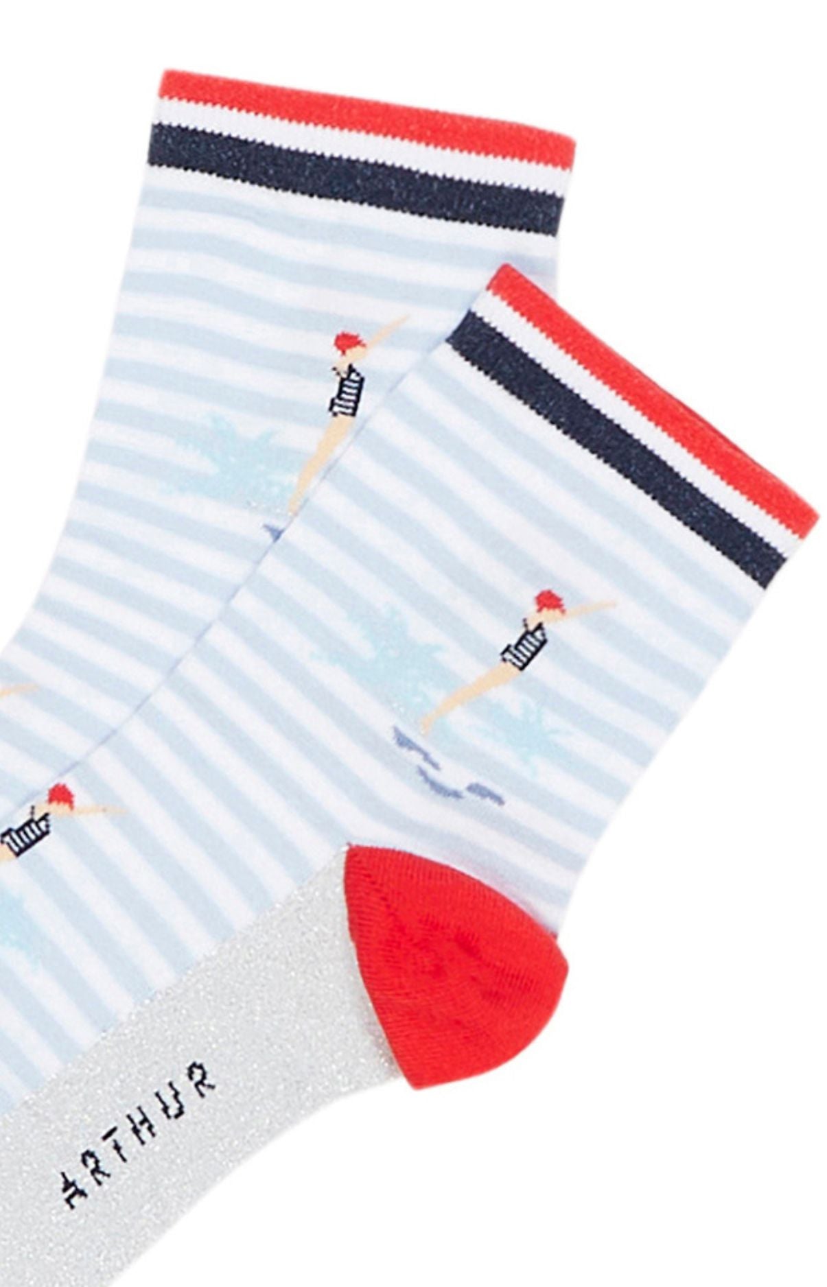 Chaussettes Homme Baigneuse Bleu 2