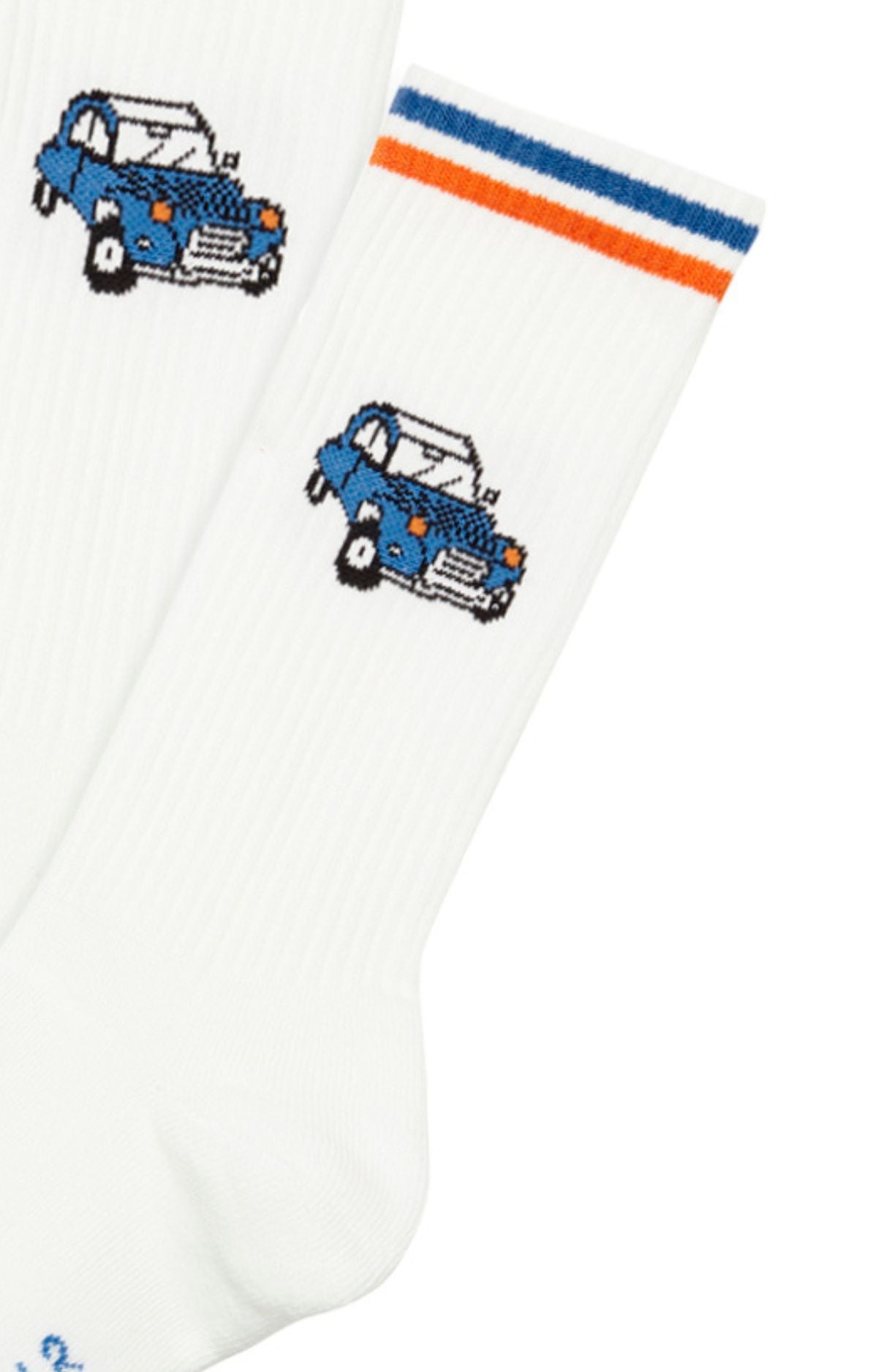 Chaussettes Homme de tennis 2CV Blanc et Ivoire 3