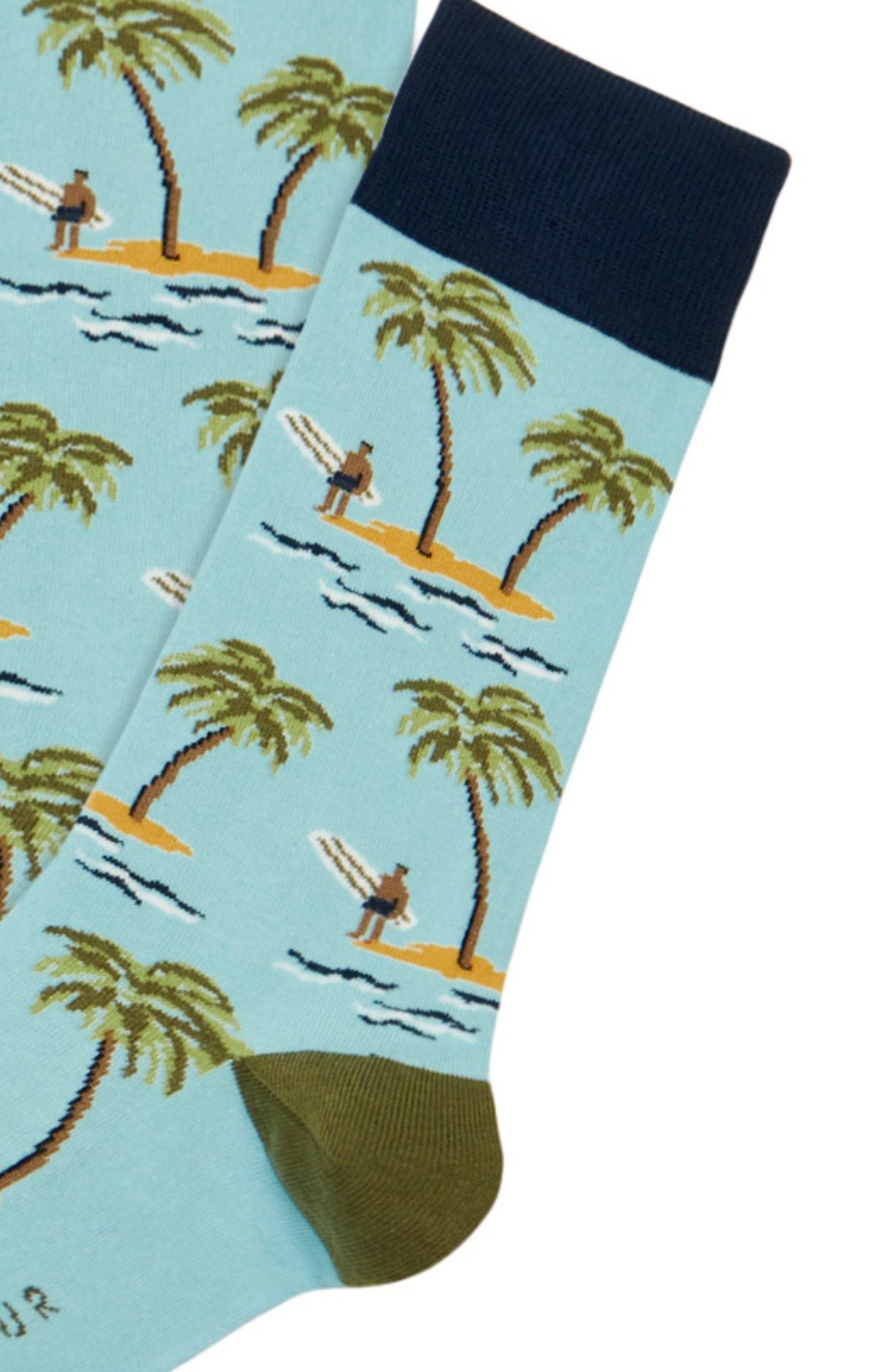 Chaussettes Homme California Bleu 2