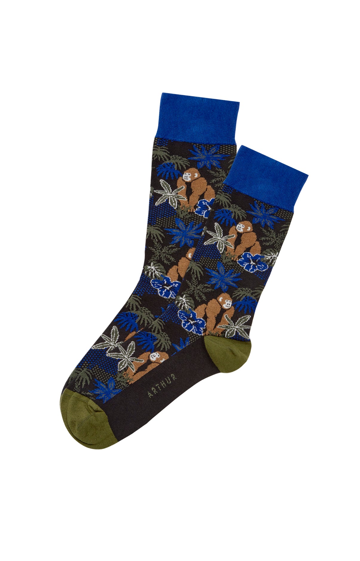 Chaussettes Homme Jungle Noir 1