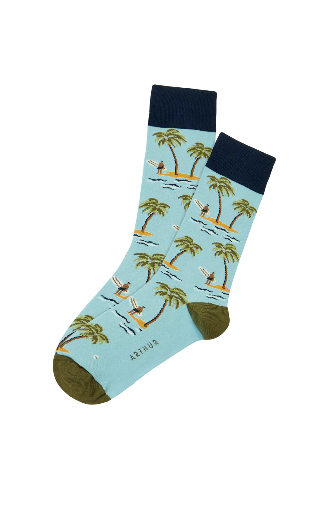 Chaussettes Homme California Bleu 1