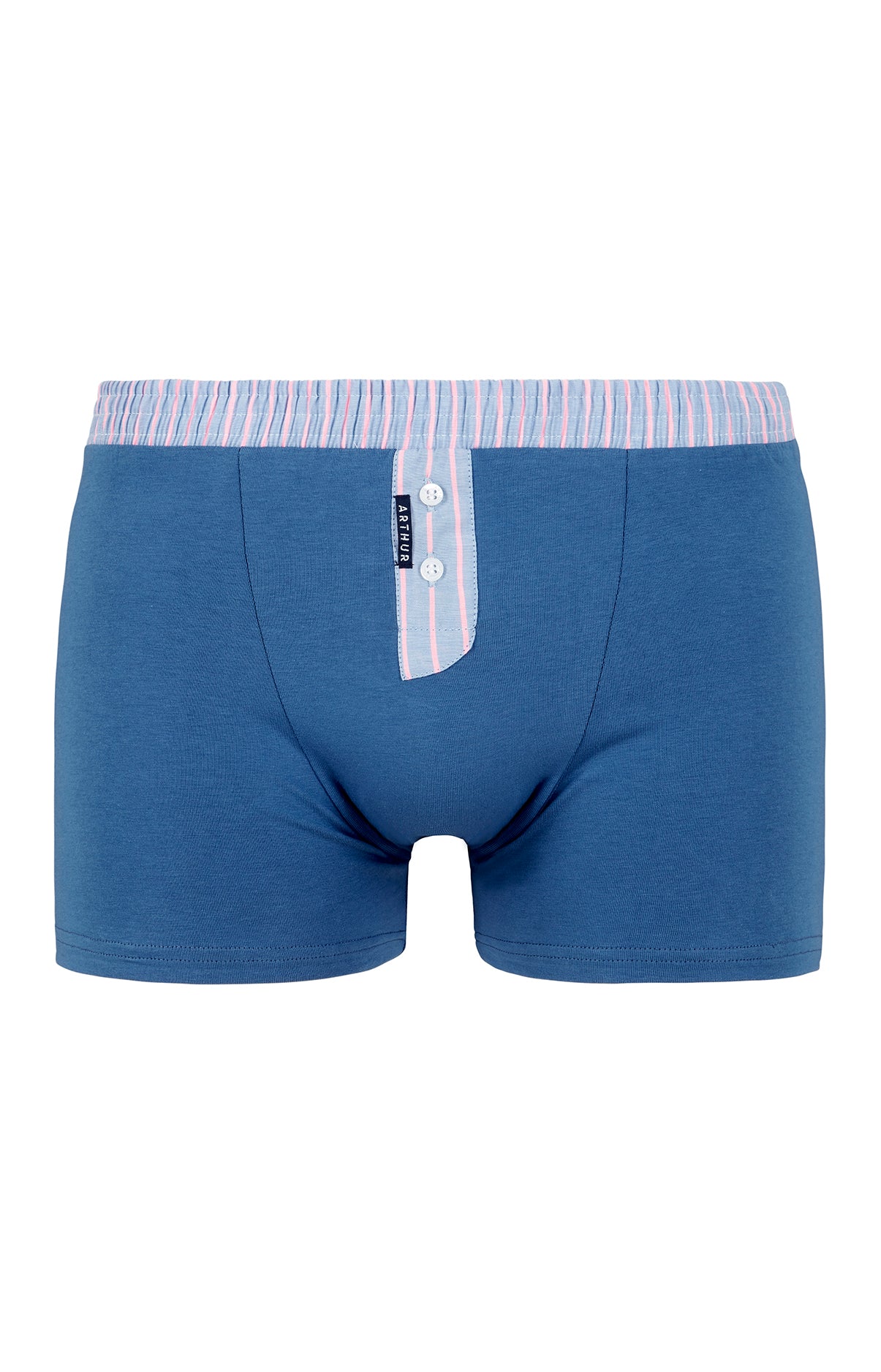 Boxer Homme Club Coton Bleu 8