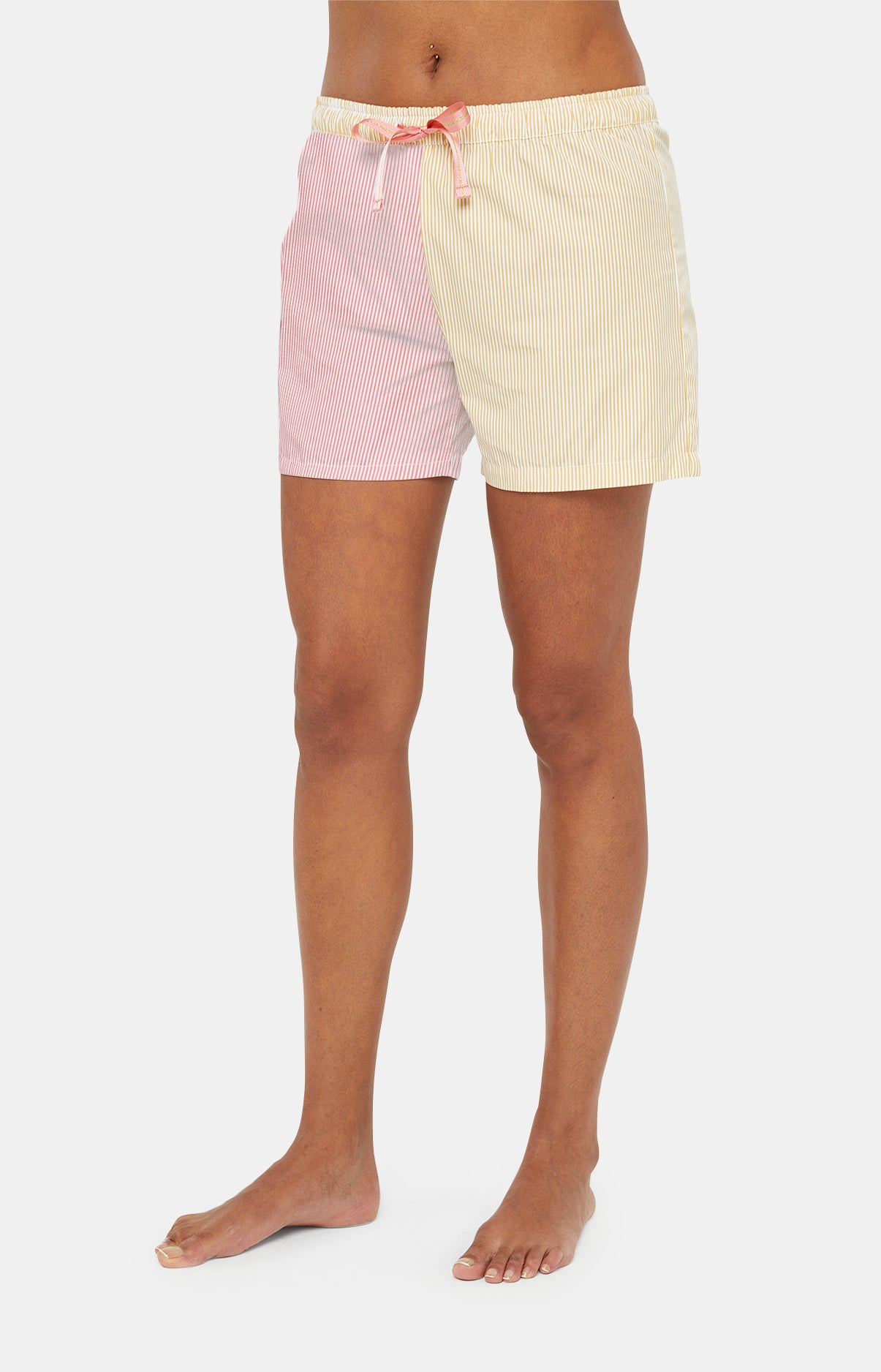 Pyjama court boutonné Femme Rayure Bigout Multicolore 6