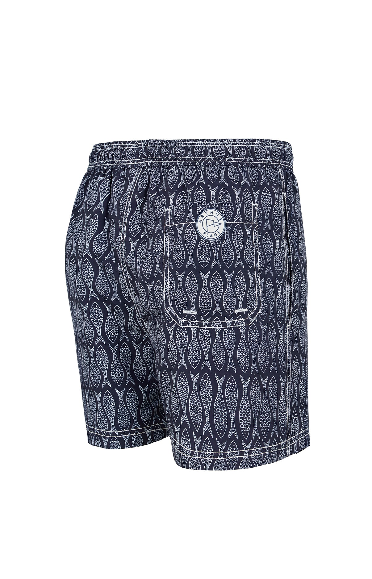 Short de bain Homme Fish Marine 5