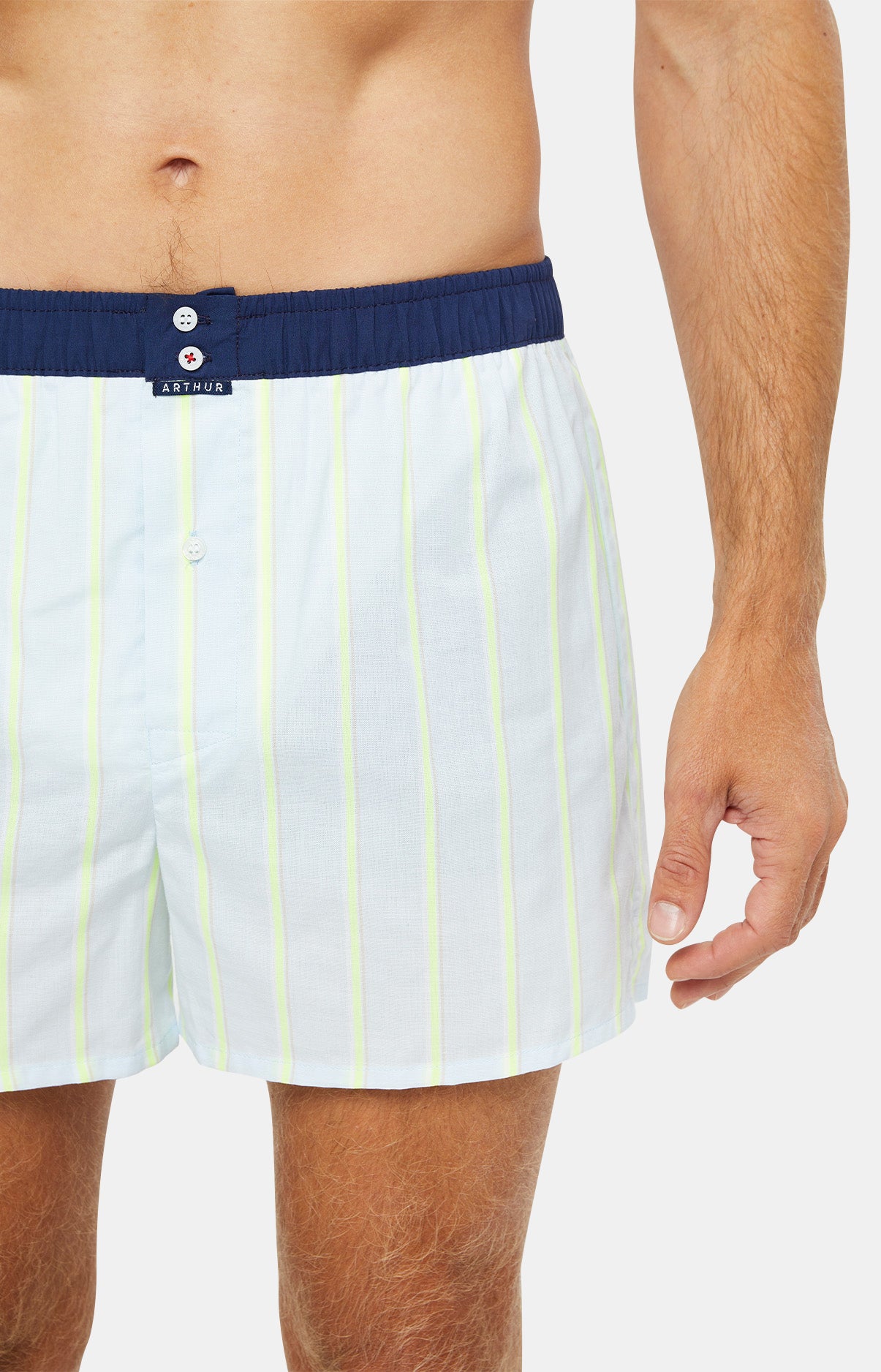 Caleçon avec suspensoir Homme Le Club n°1030 Bleu 2