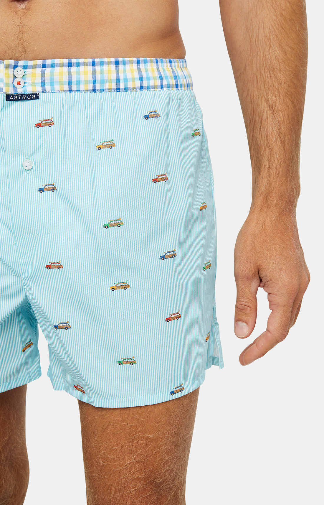 Caleçon avec suspensoir Homme Le Club n°1037 Bleu 2