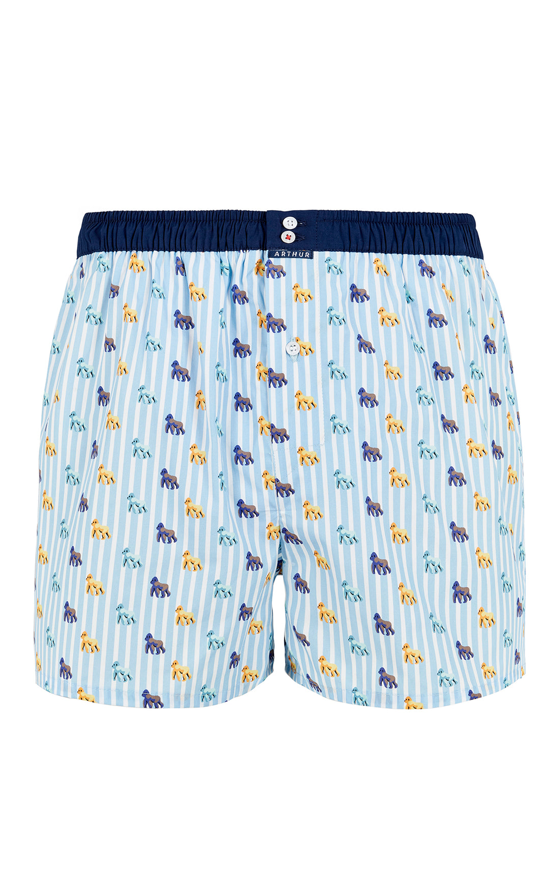 Caleçon avec suspensoir Homme Le Club n°1044 Bleu 3