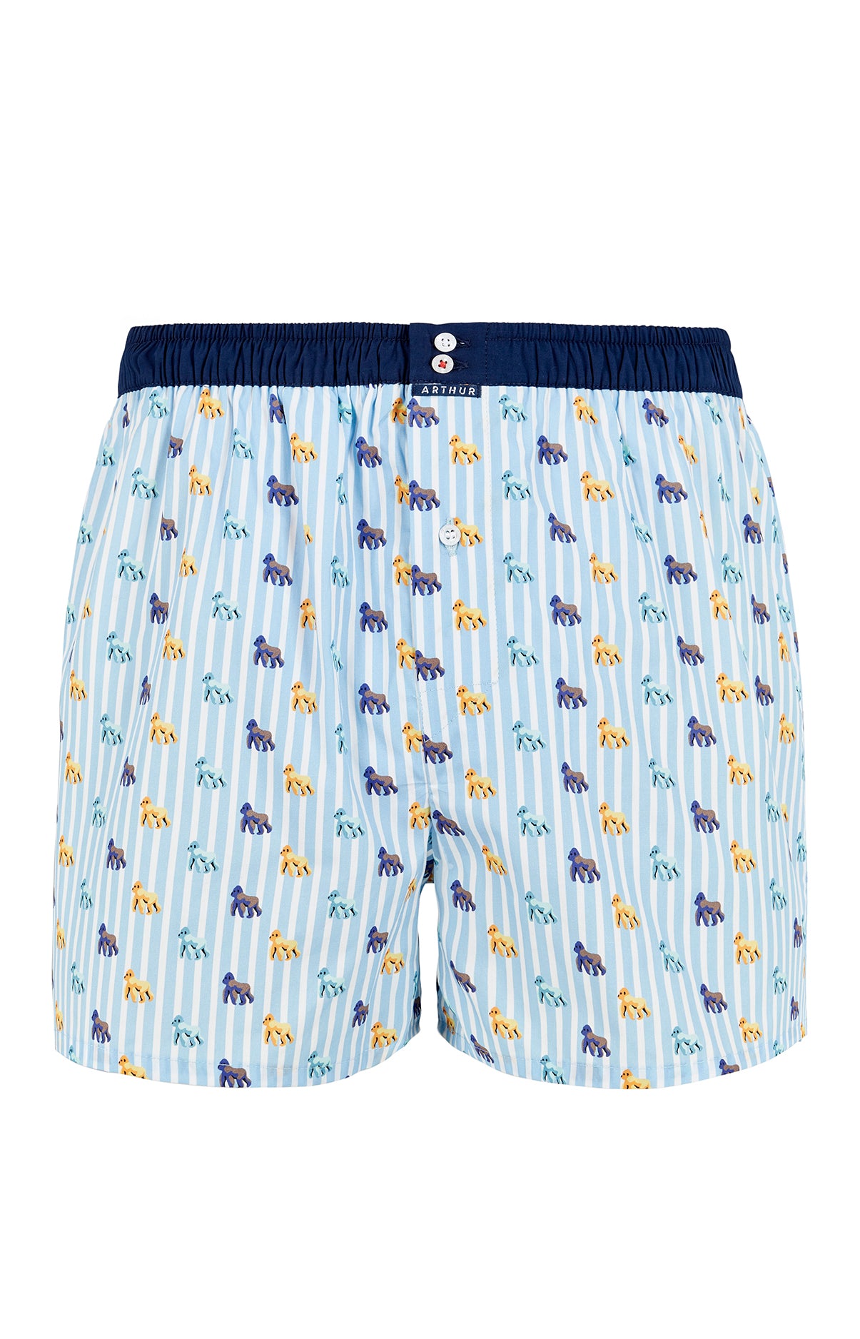 Caleçon avec suspensoir Homme Le Club n°1044 Bleu 3
