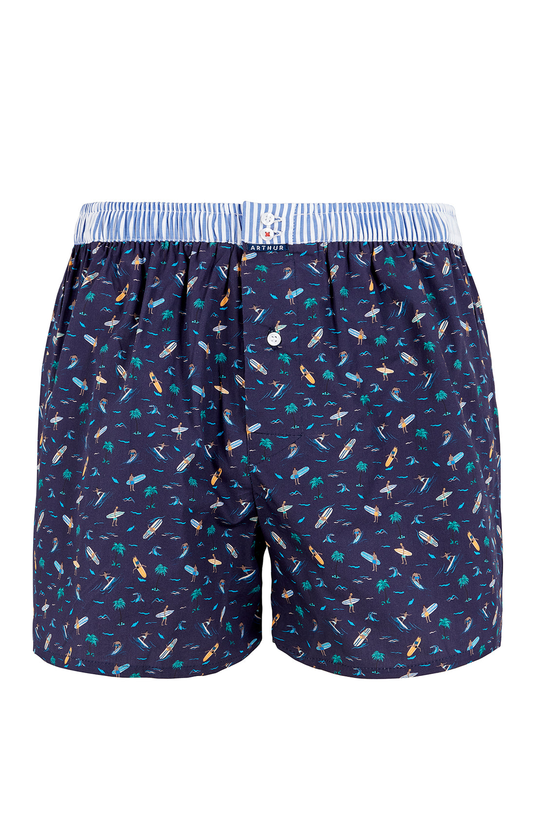 Caleçon avec suspensoir Homme Le Club n°1048 Marine 3