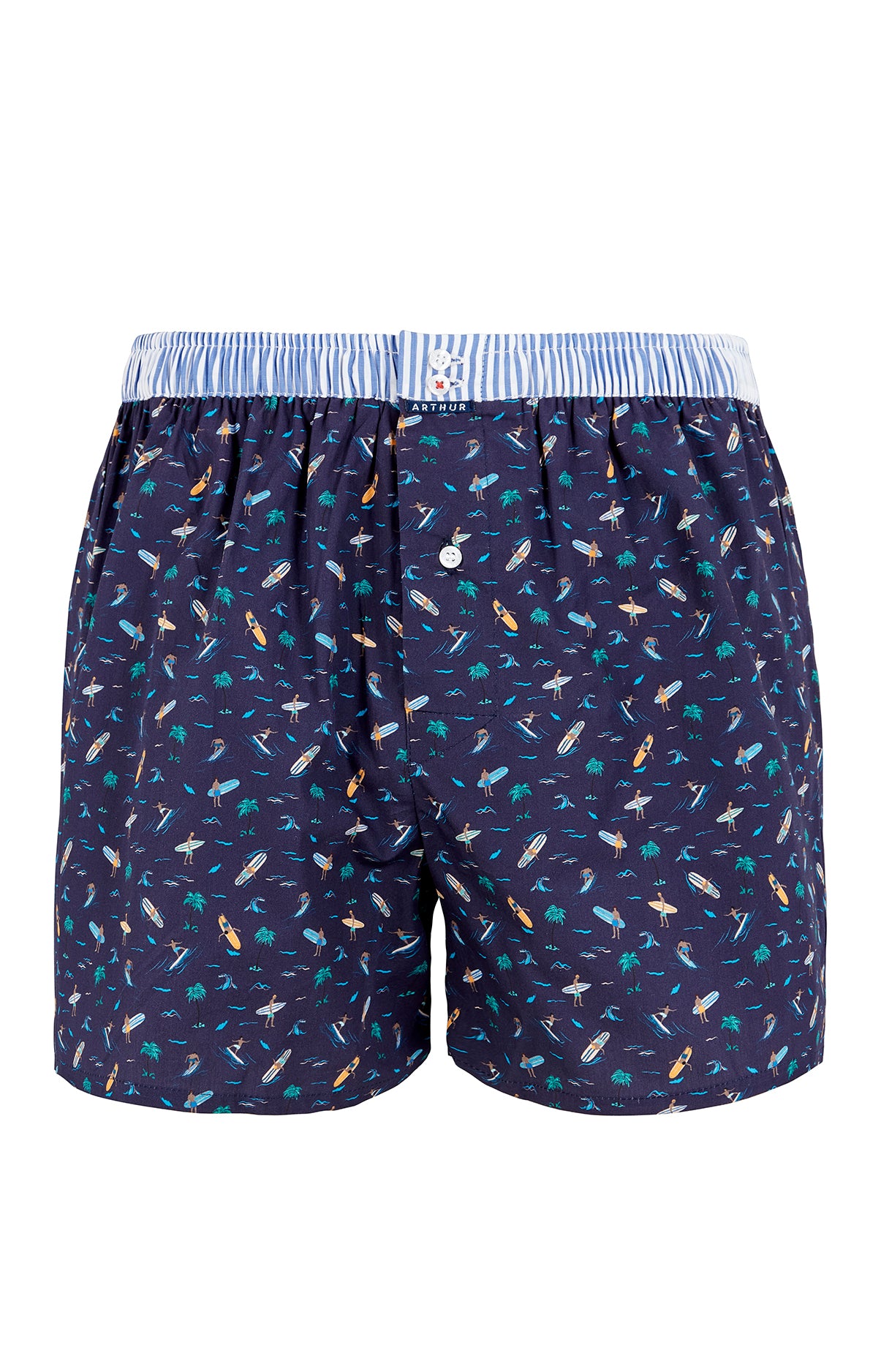 Caleçon avec suspensoir Homme Le Club n°1048 Marine 3
