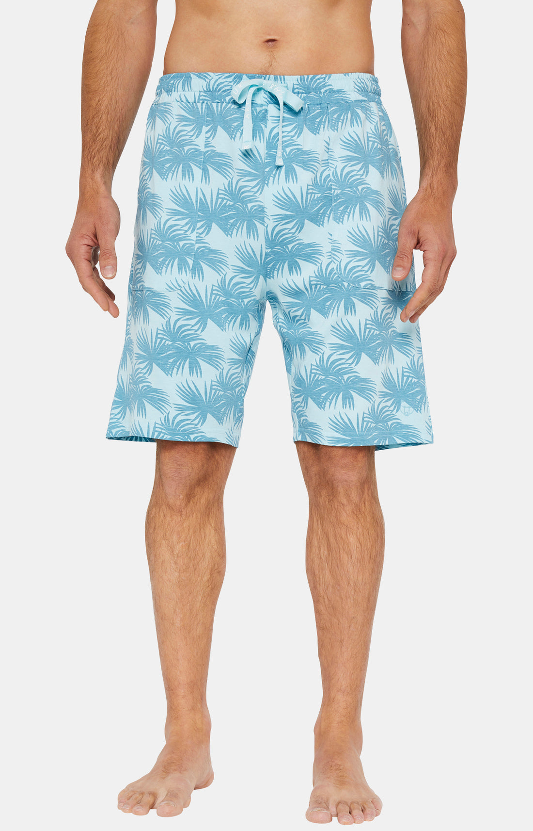 Short Homme Palmier Bleu 2