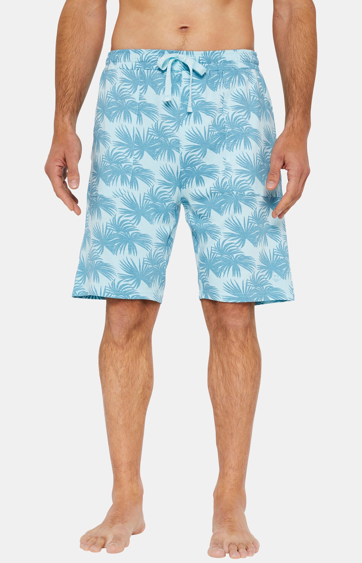 Short Homme Palmier Bleu 2
