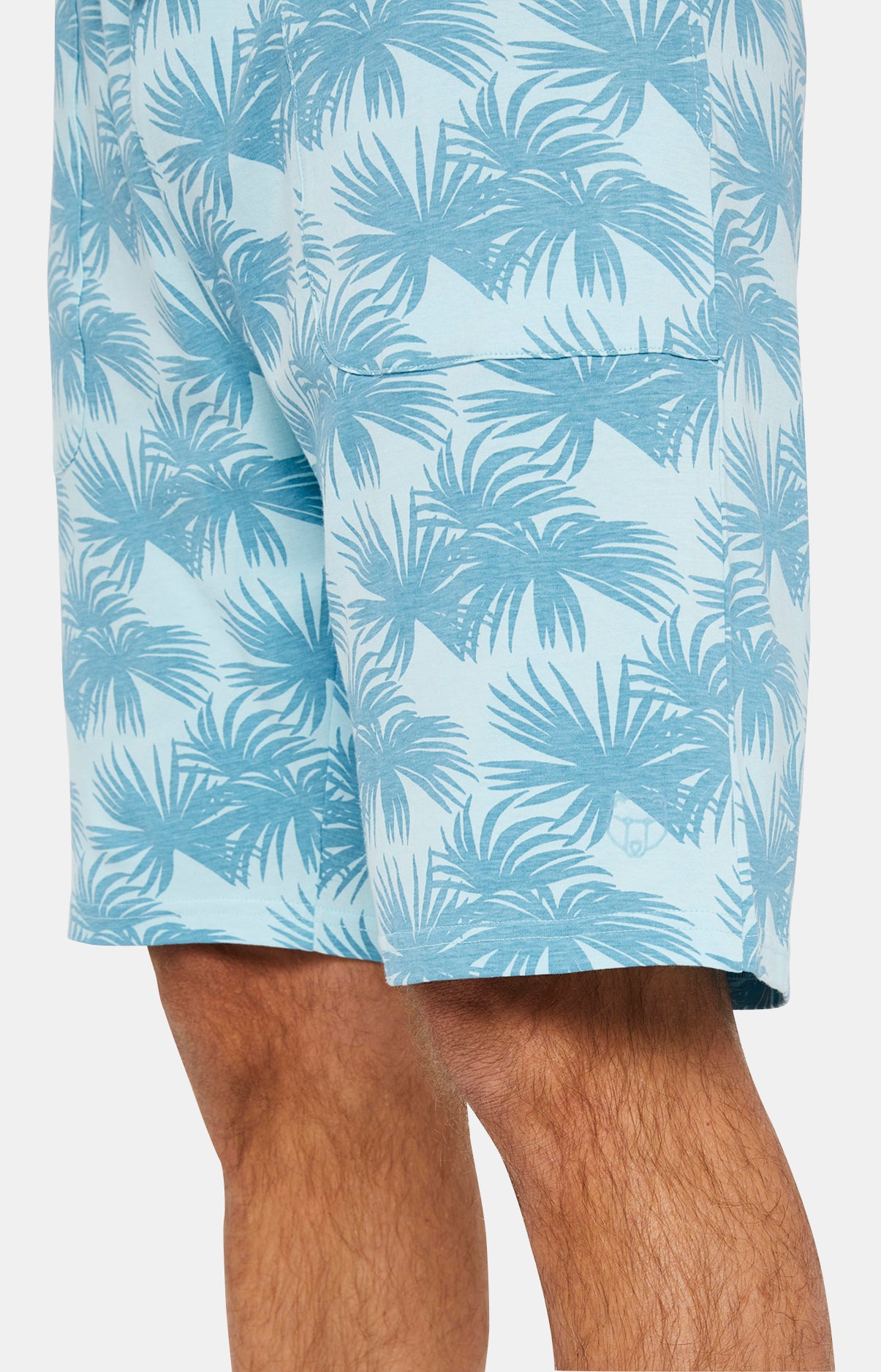 Short Homme Palmier Bleu 5